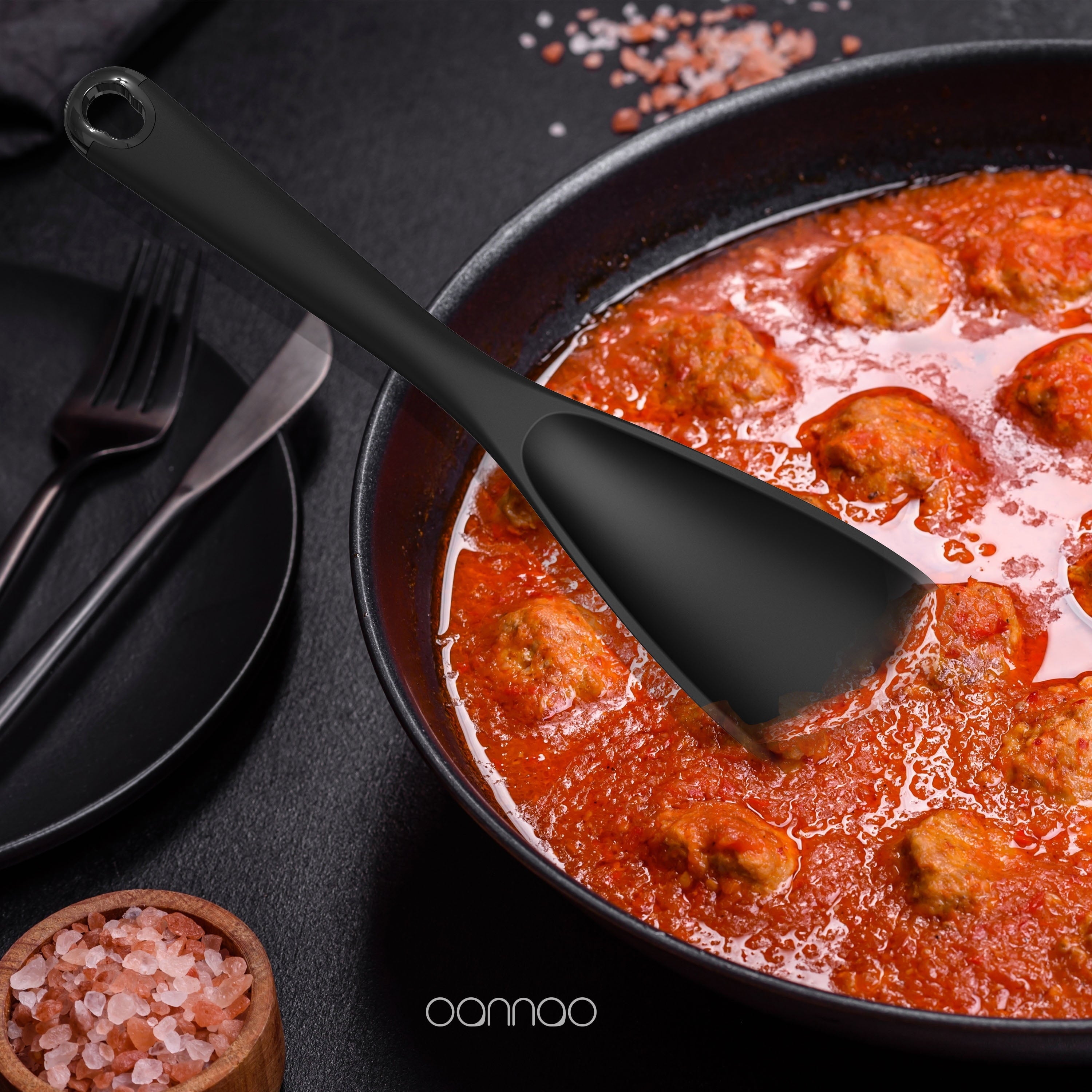 Silicone Kitchen Utensils Set, 600°F Heat Resistant Silicone Cooking Utensils, Spatula, Spoon, Whisk, Tongs, Kitchen ...