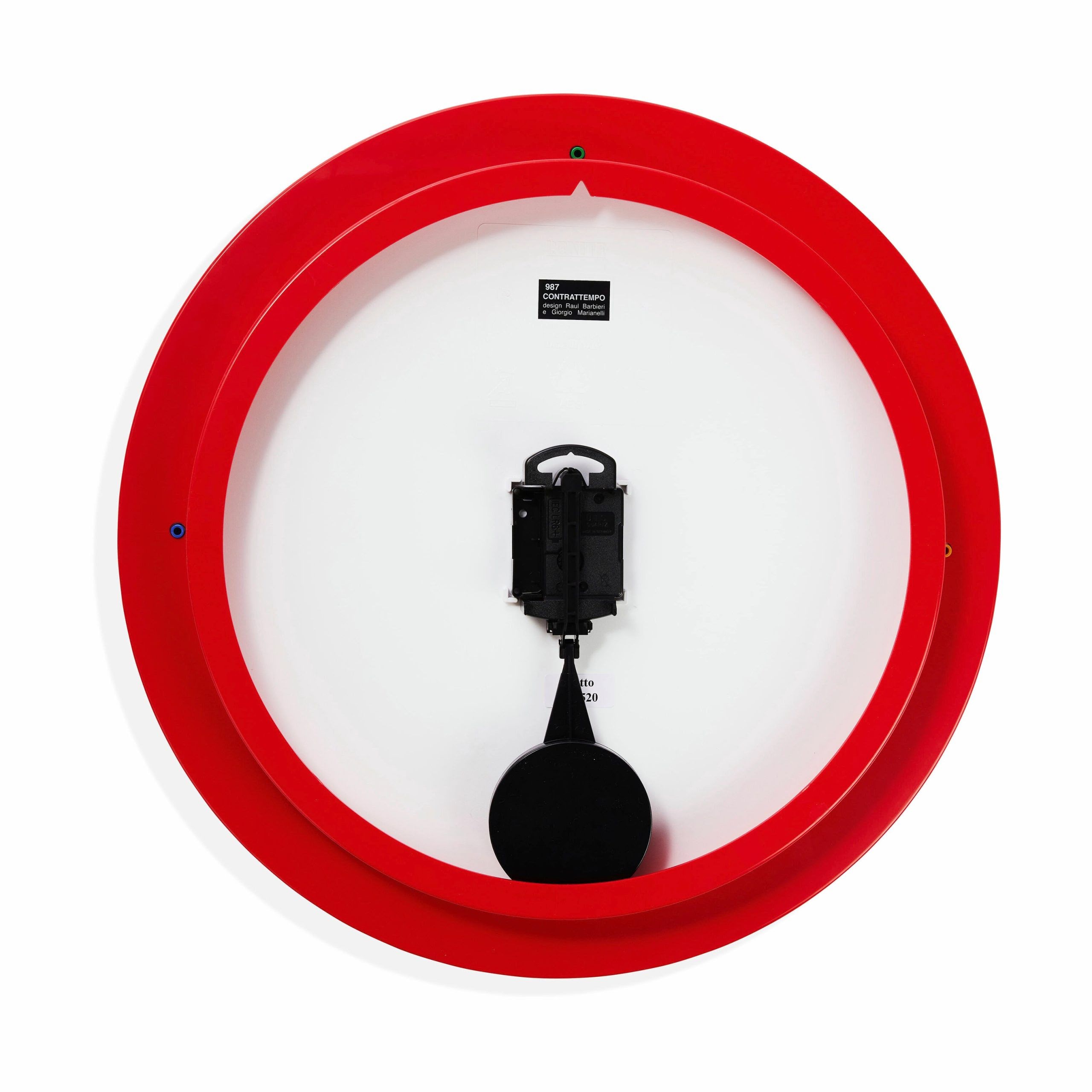 Contrattempo Wall Clock - White