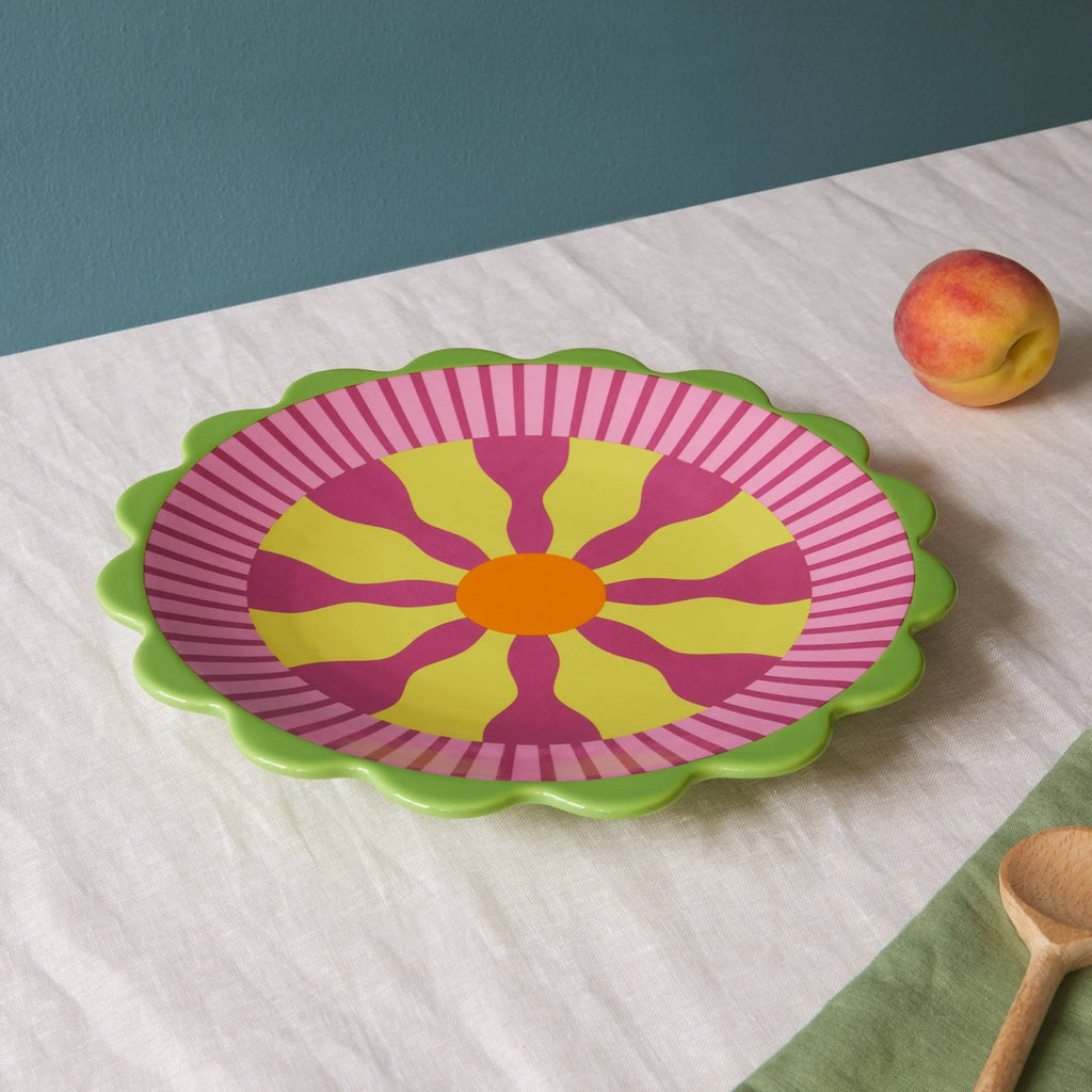 Oorun Didun Ceramic Serving Platter by Yinka Ilori