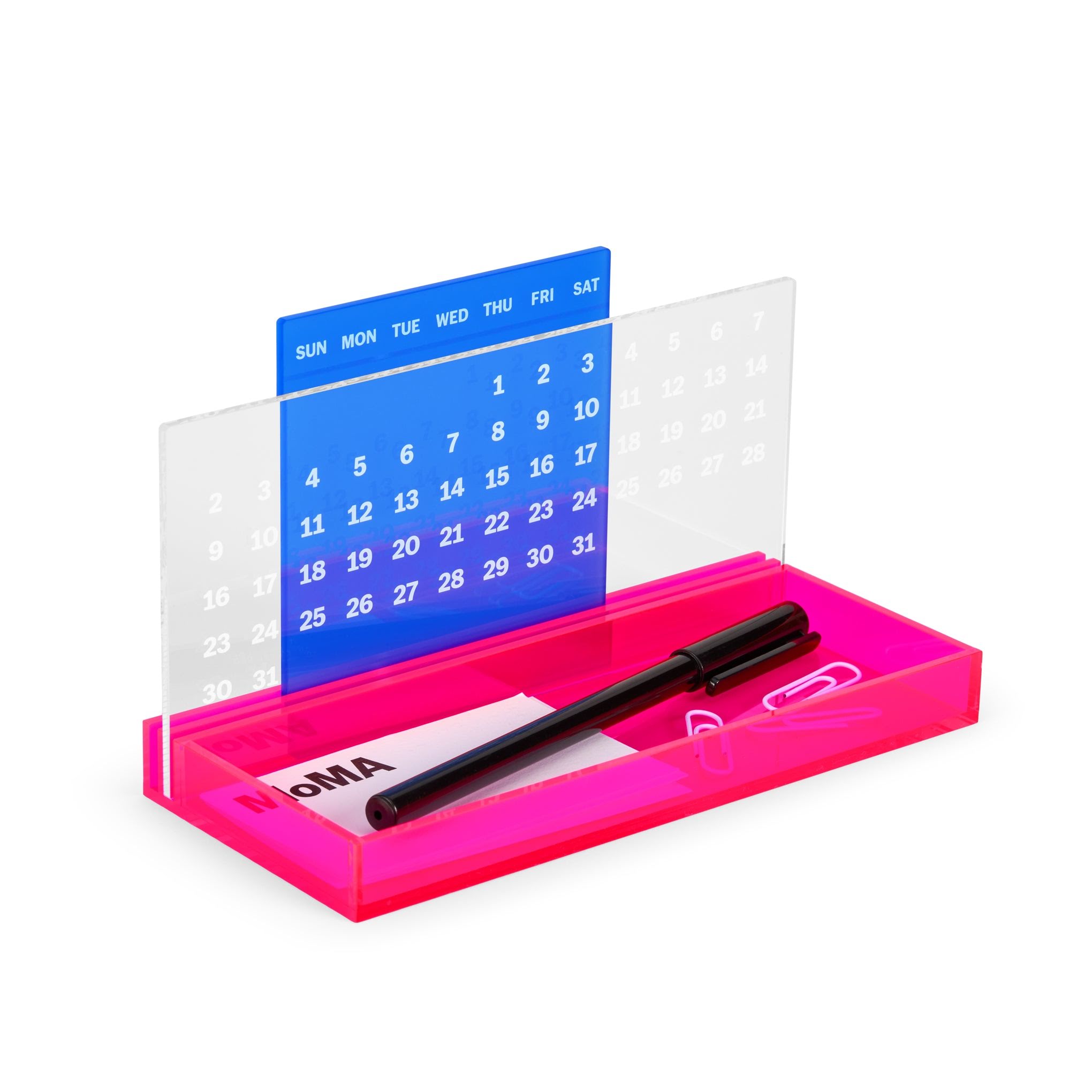 MoMA Colorplay Perpetual Calendar and Organizer - Blue