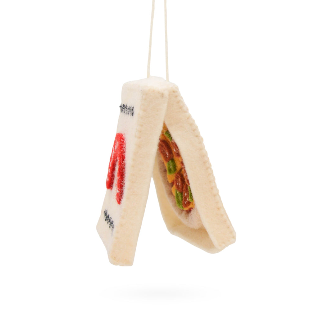 NYC Felt Ornament - Pizza Box