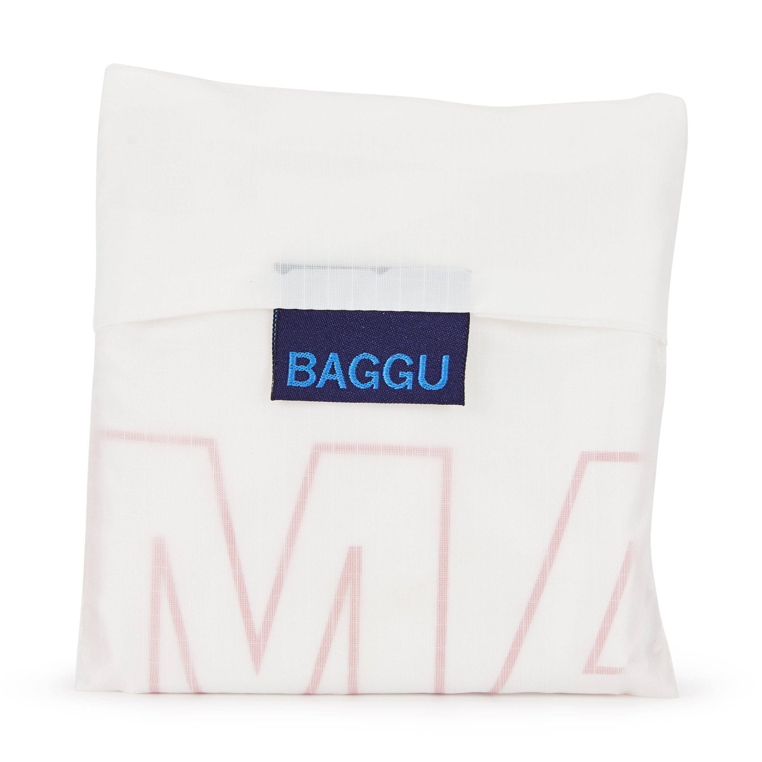 MoMA Baggu Recycled Nylon Tote Bag - White