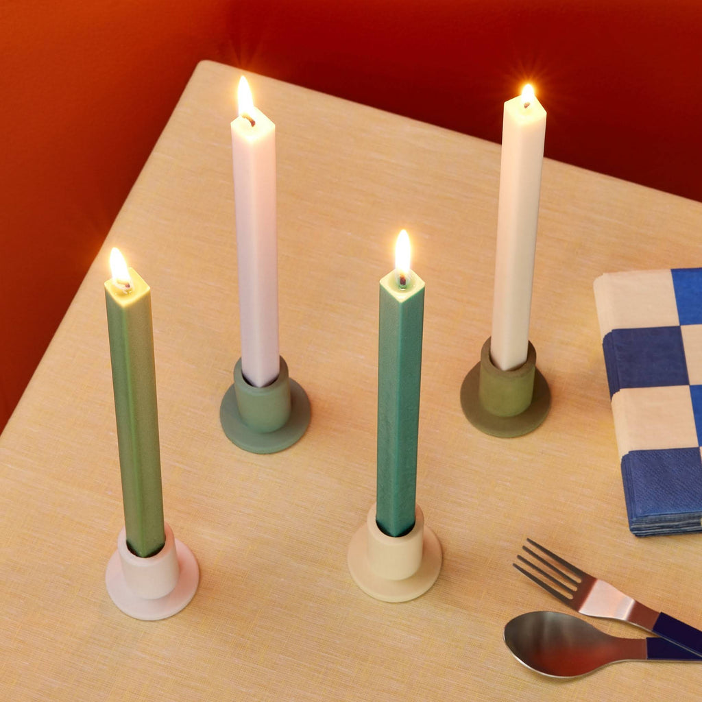 HAY Shape Candles - Set of 4 - Pastel