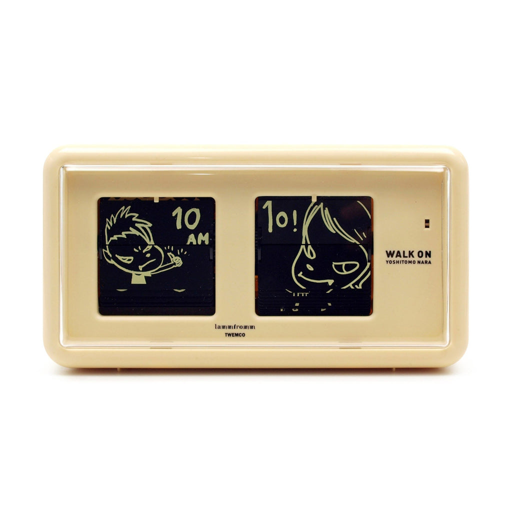Yoshitomo Nara Walk On Flip Clock - Beige
