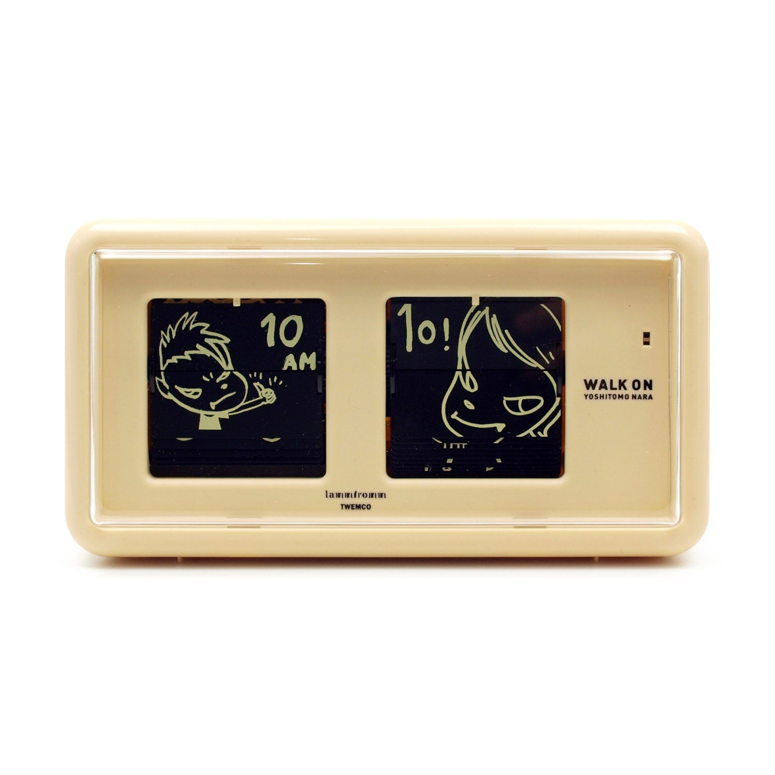Yoshitomo Nara Walk On Flip Clock - Beige