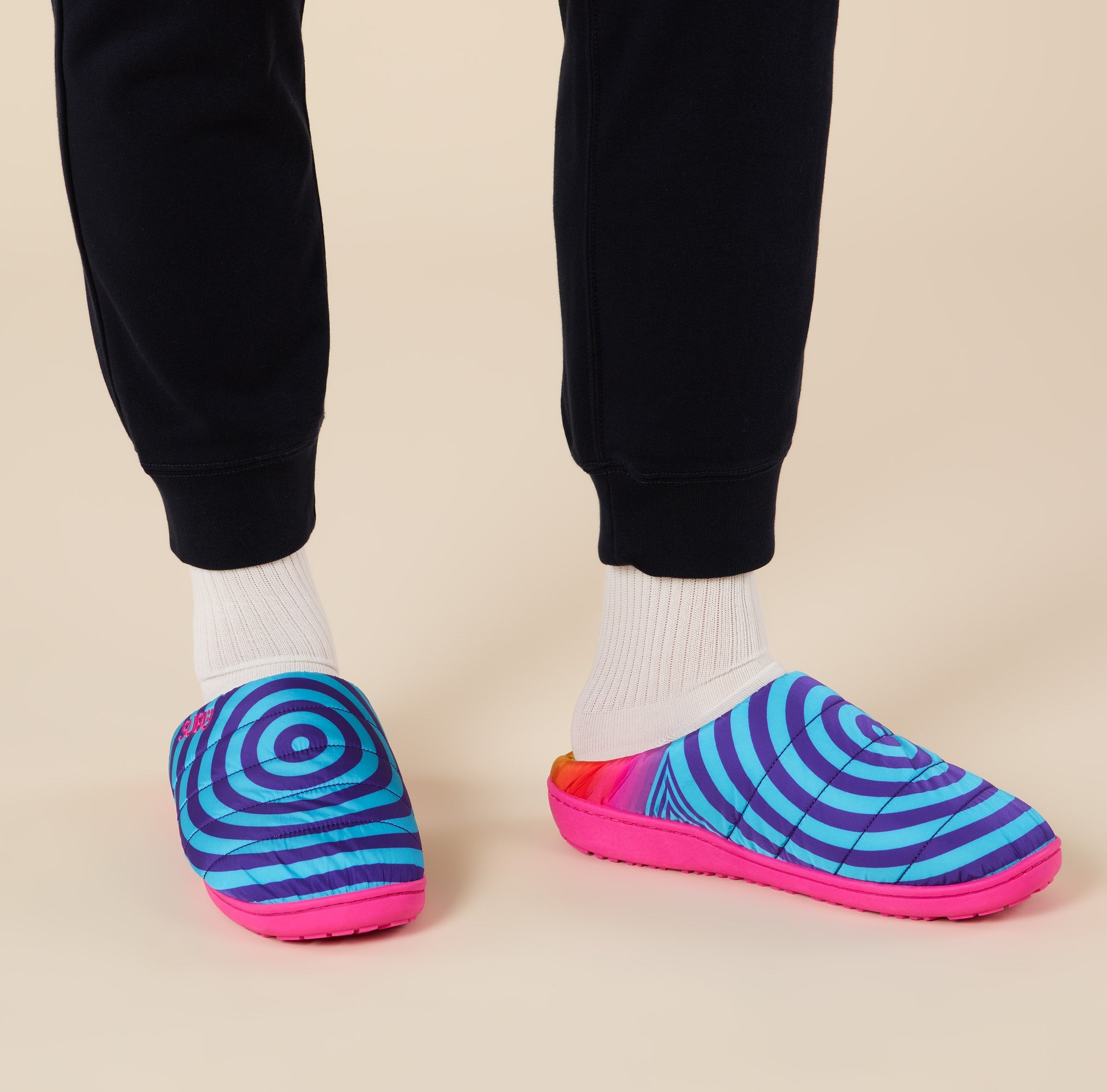 Jeffrey Gibson for MoMA Subu Slippers - Aura Spiral