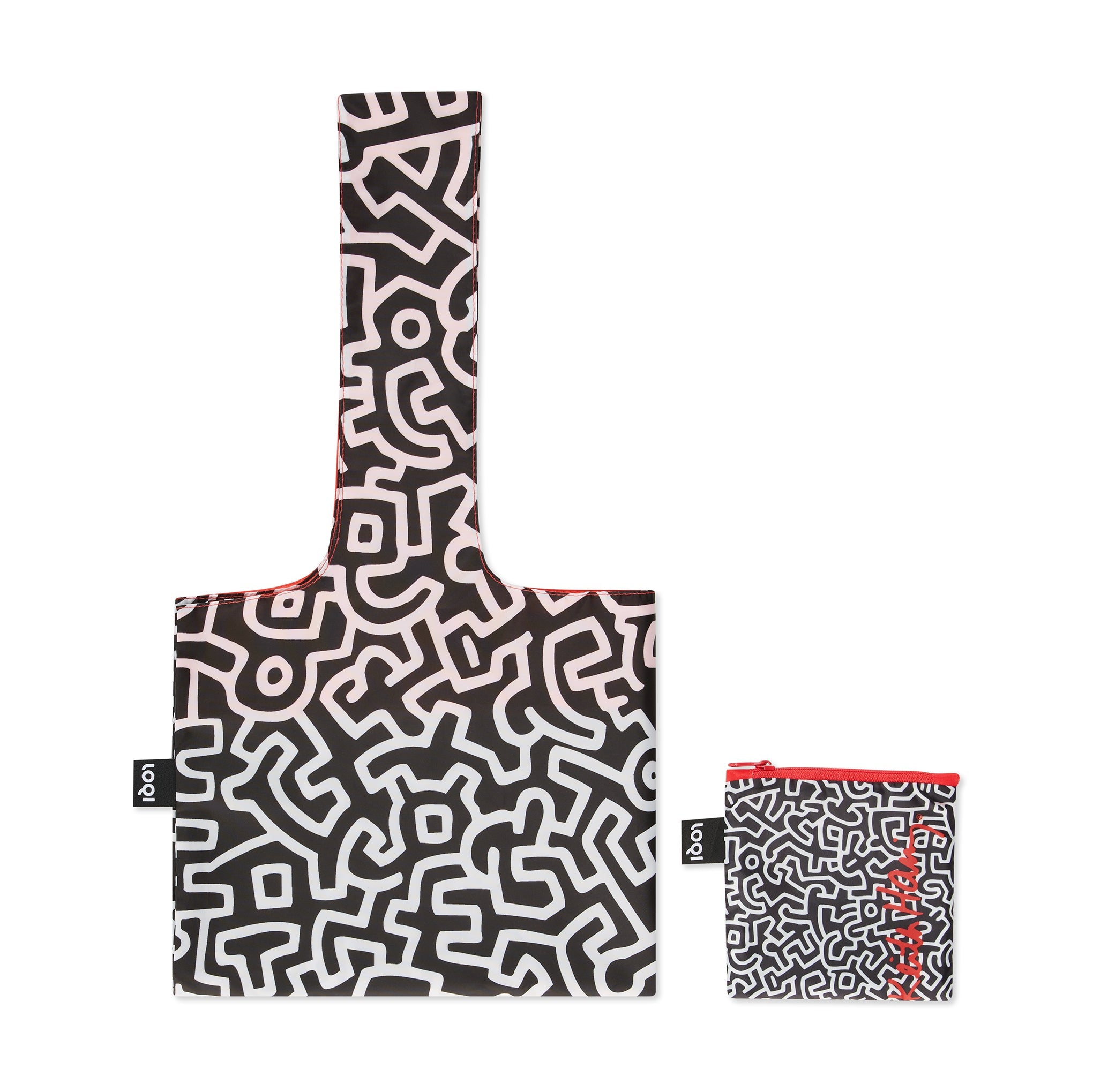 Loqi Recycled Polyester Artist Tote Bag - Haring - Untitled