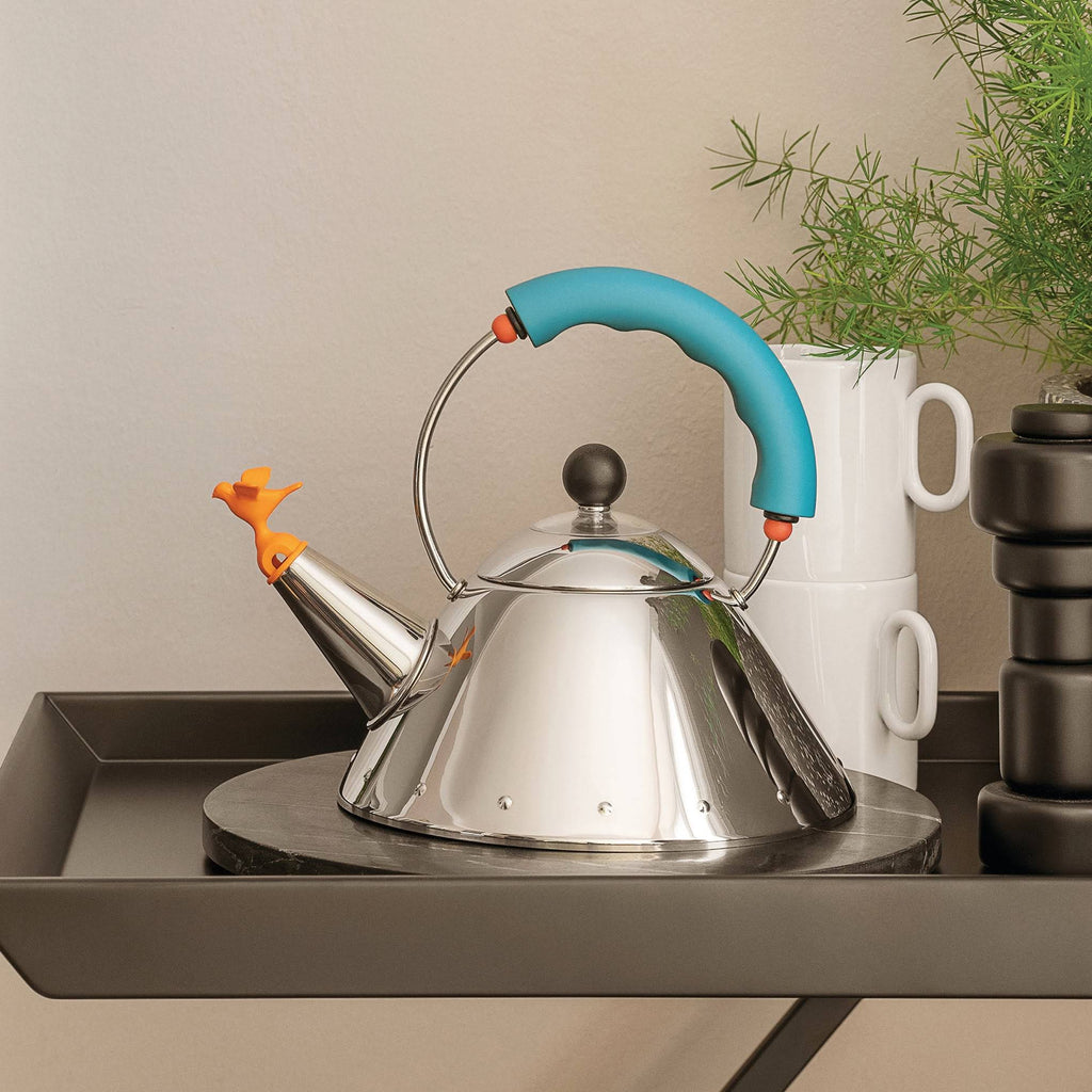 Michael Graves 9093 Kettle from Alessi - Light Blue