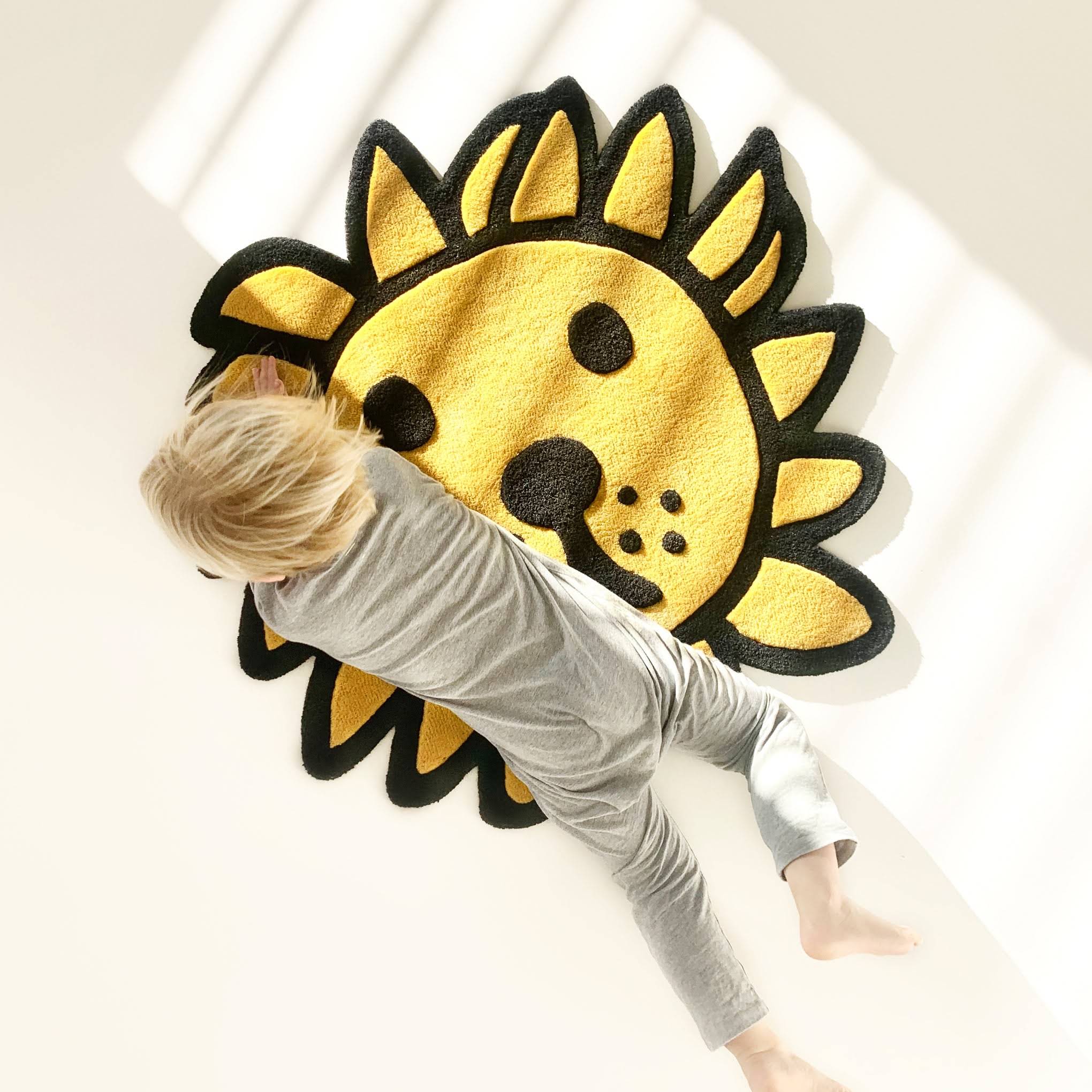 Miffy &amp; Friends Wool Rug - Yellow