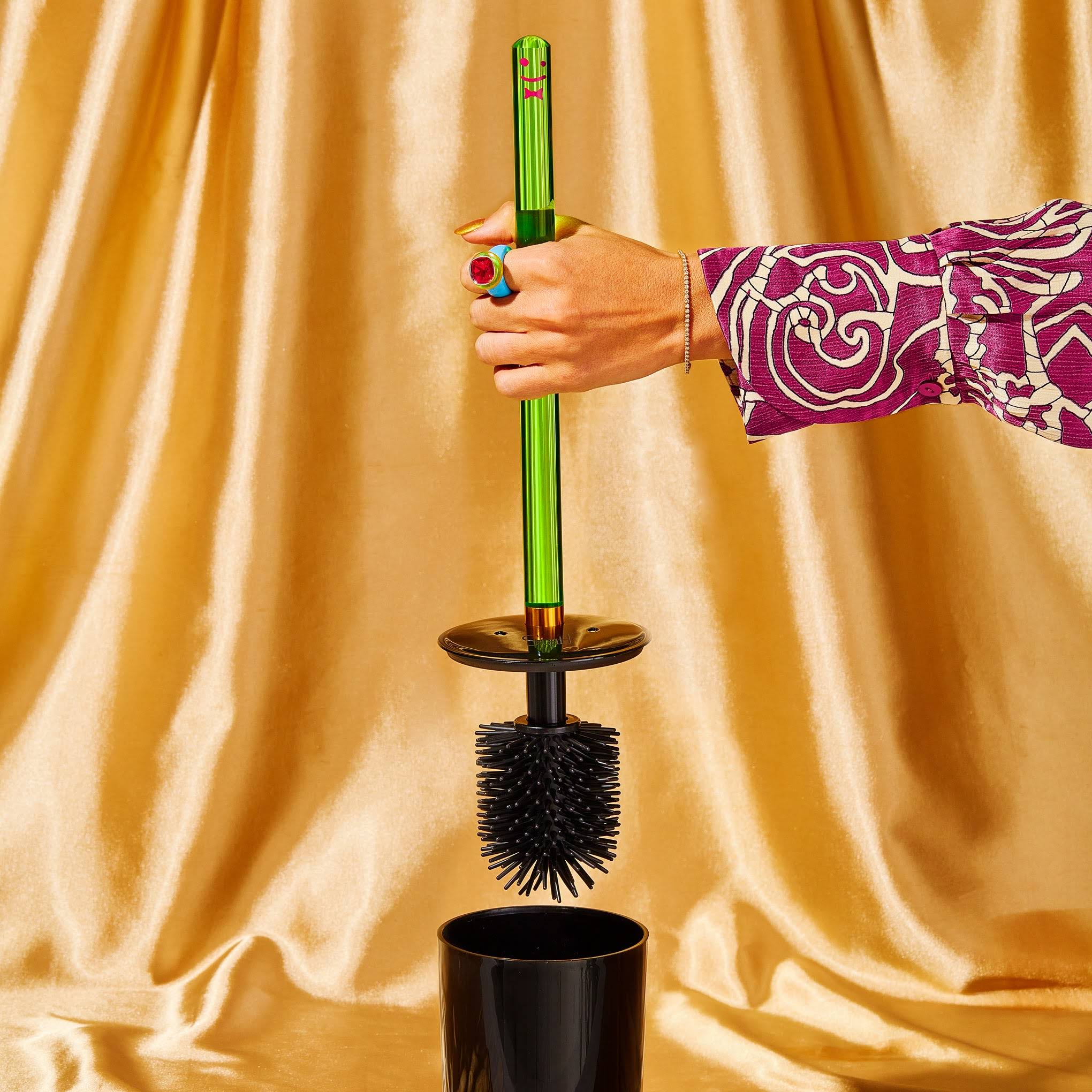 Translucent Toilet Brush - Green