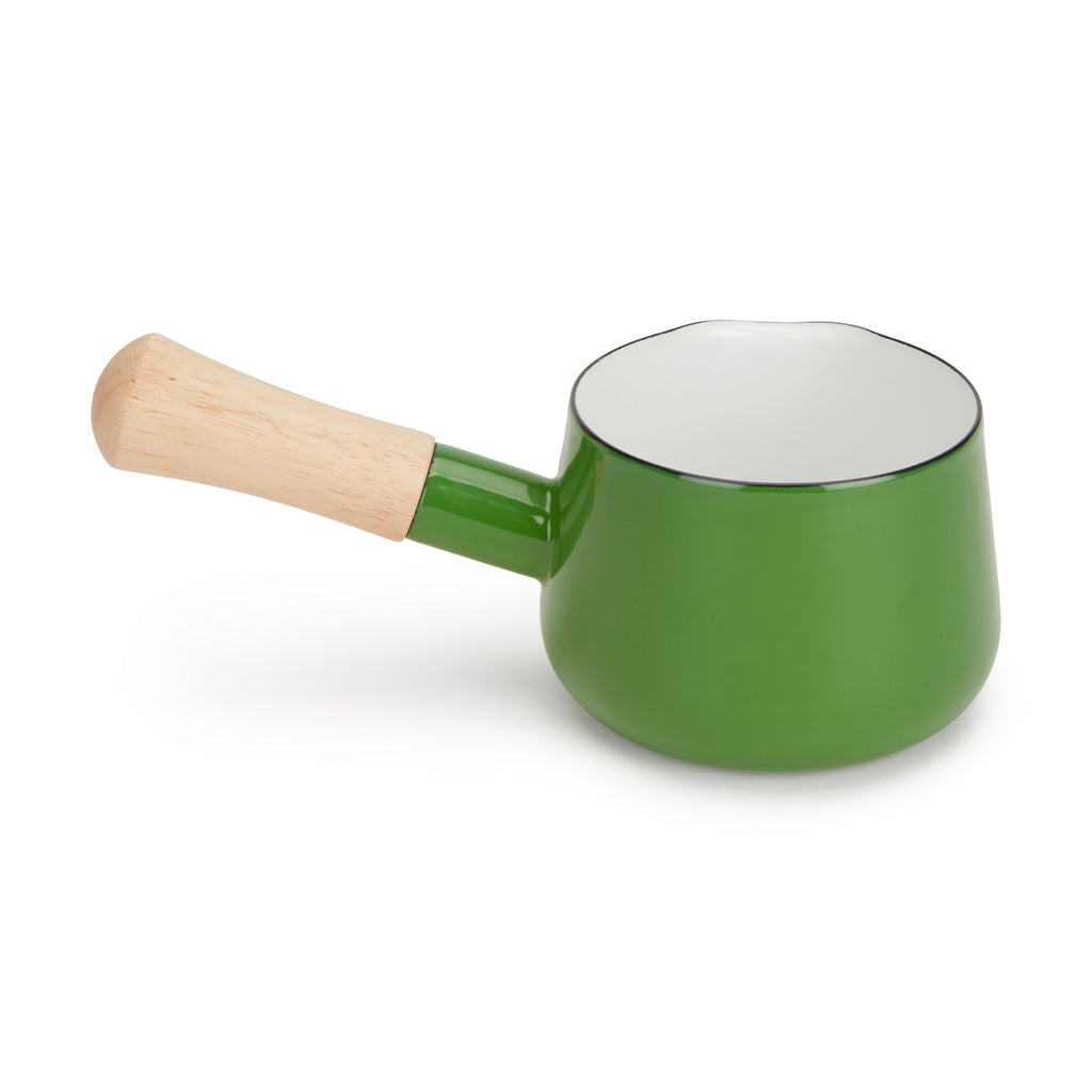 Porcelain Enamel Milk Pan - Green