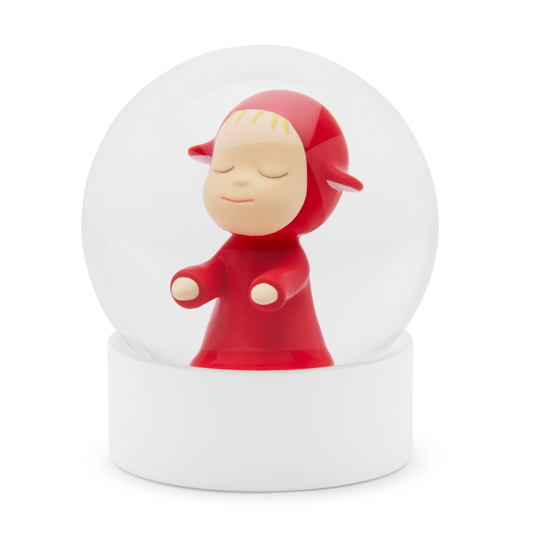 Yoshitomo Nara Little Wanderer Snow Globe - Red