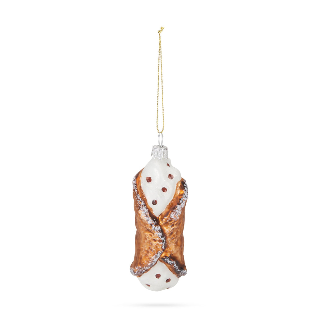 NYC Glass Holiday Ornament - Cannoli