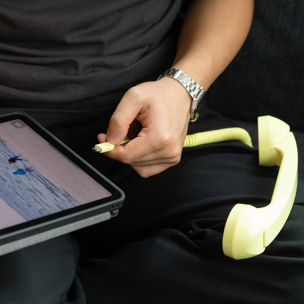 Native Union Retro Pop Phone for Smartphone - Lemon
