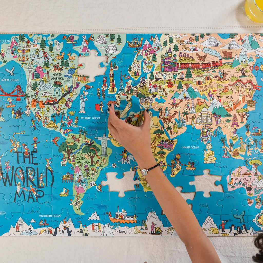 World Map Jigsaw Puzzle - 100 Pieces