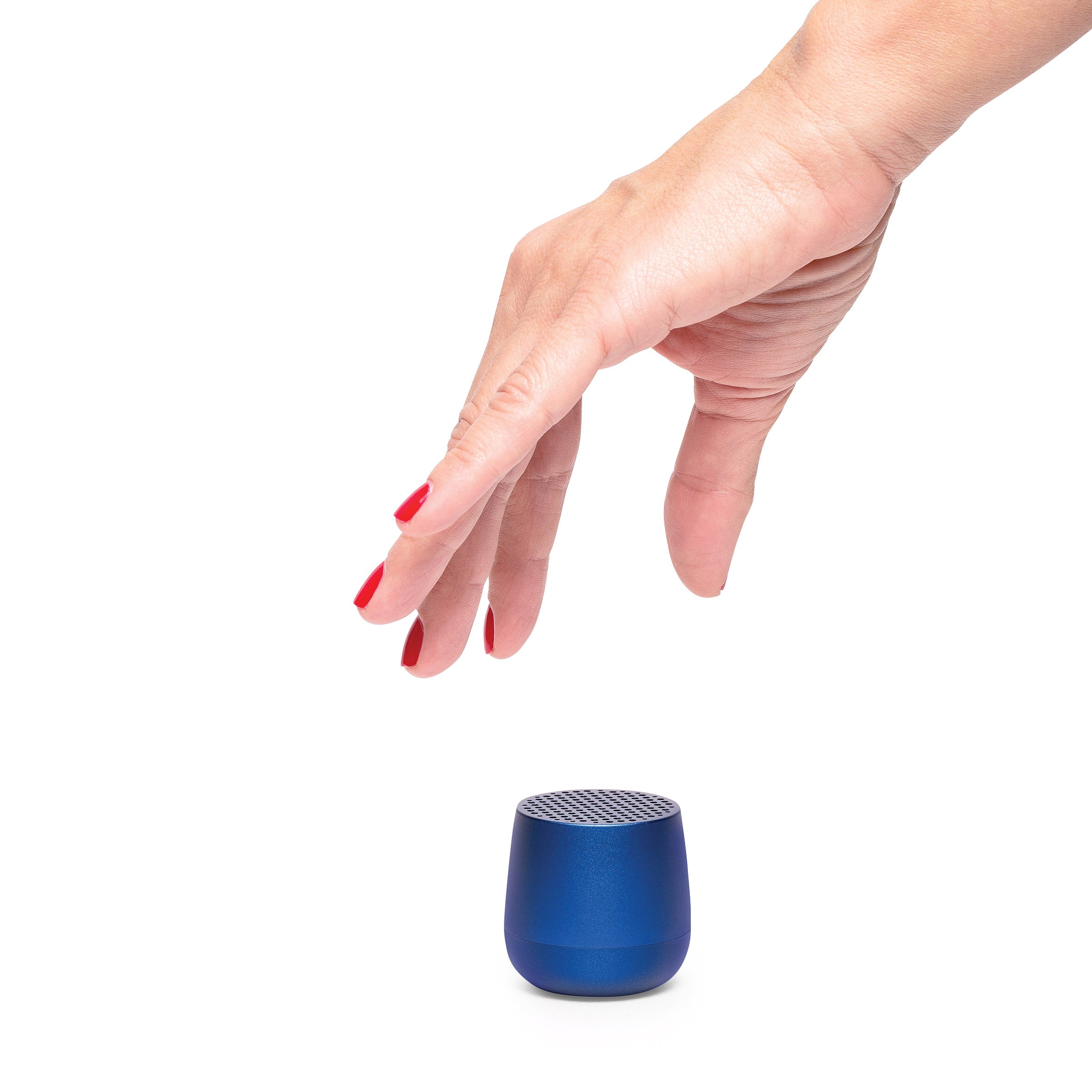 Lexon Mino+ Wireless Charging Speaker - Dark Blue