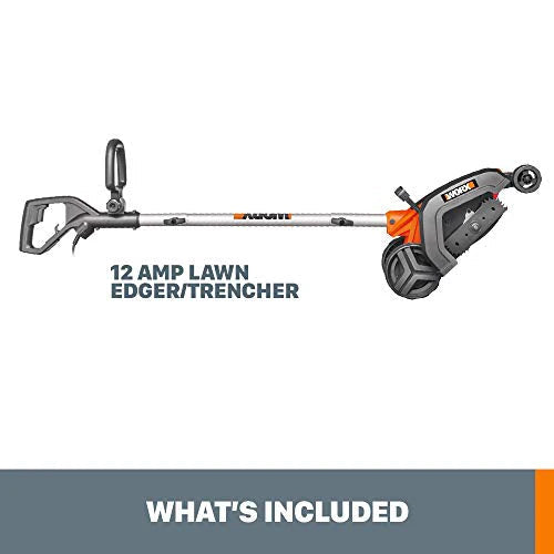 Worx Edger Lawn Tool, Electric Lawn Edger 12 Amp 7.5", Grass Edger &amp; Trencher
