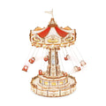 Rolife DIY Swing Ride Music Box 3D Wooden Puzzle