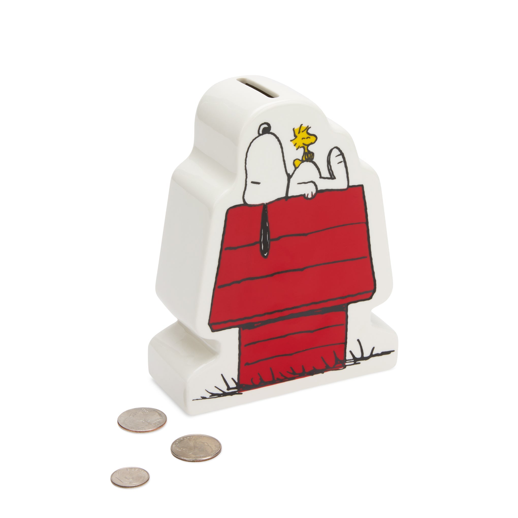 Snoopy Ceramic House Coin Bank