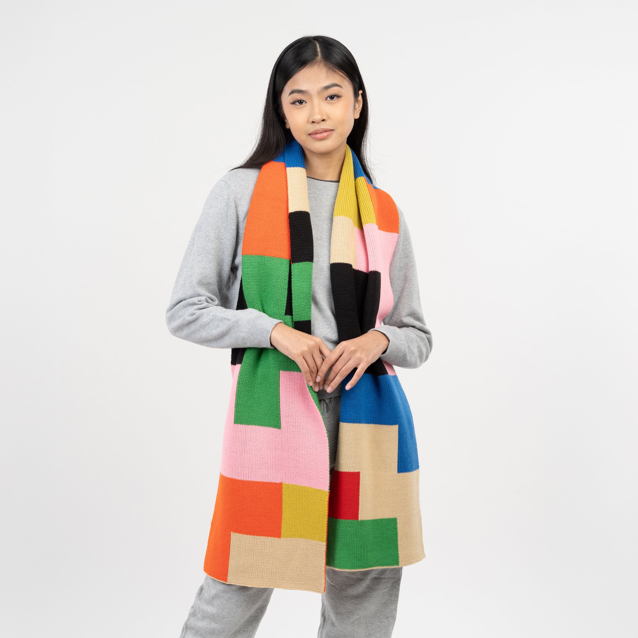 Verloop Oversized Brickwork Scarf