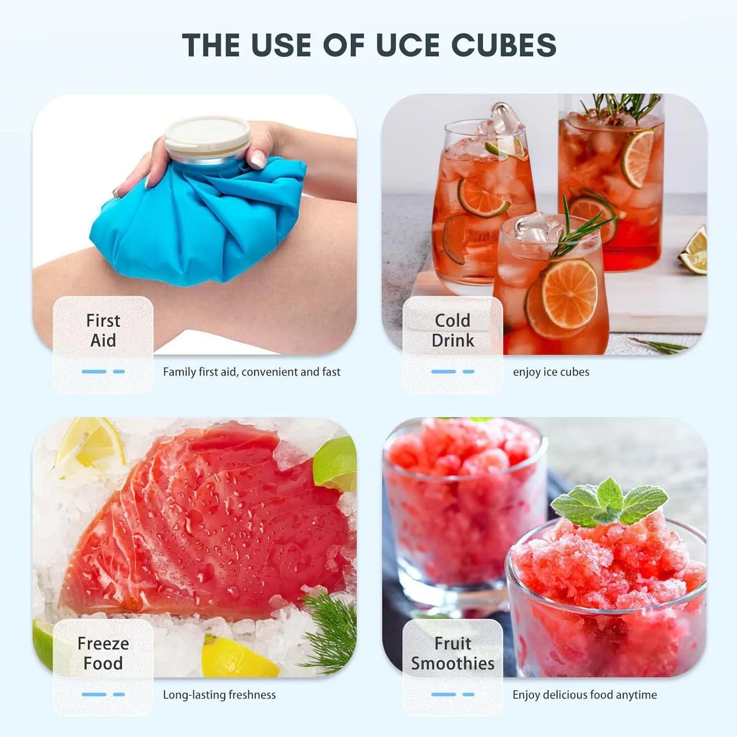 Countertop Ice MakerPortable Ice Machine with Carry HandleSelf-CleaningBasket and Scoop9 Cubes in 6 Mins26.5lbs/24Hrs2 Sizes of Bullet Icefor HomeKitchenPartyGrey