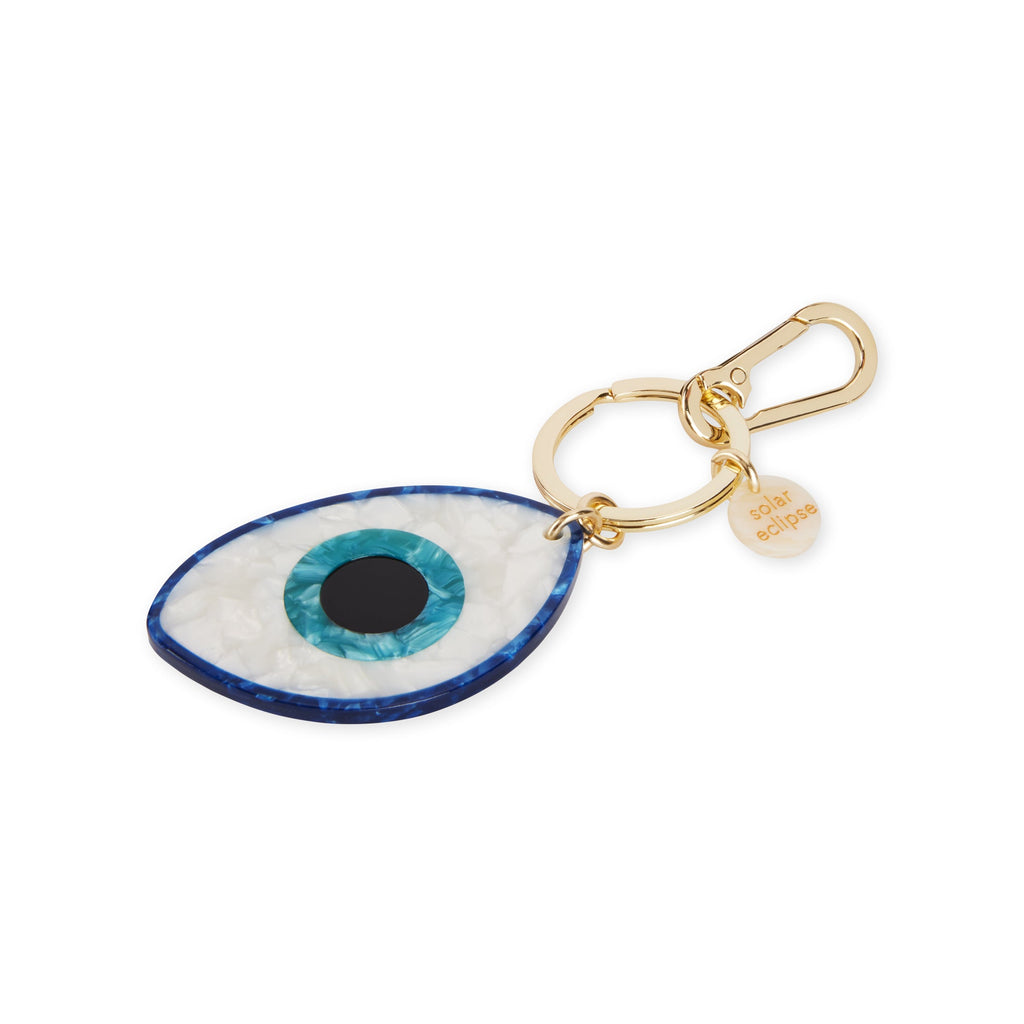 Solar Eclipse Keyring Bag Charm - Evil Eye