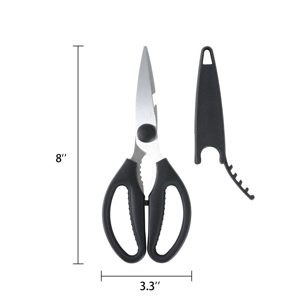 Stainless Steel Multi-Purpose Kitchen Shears with Grip 1 Each