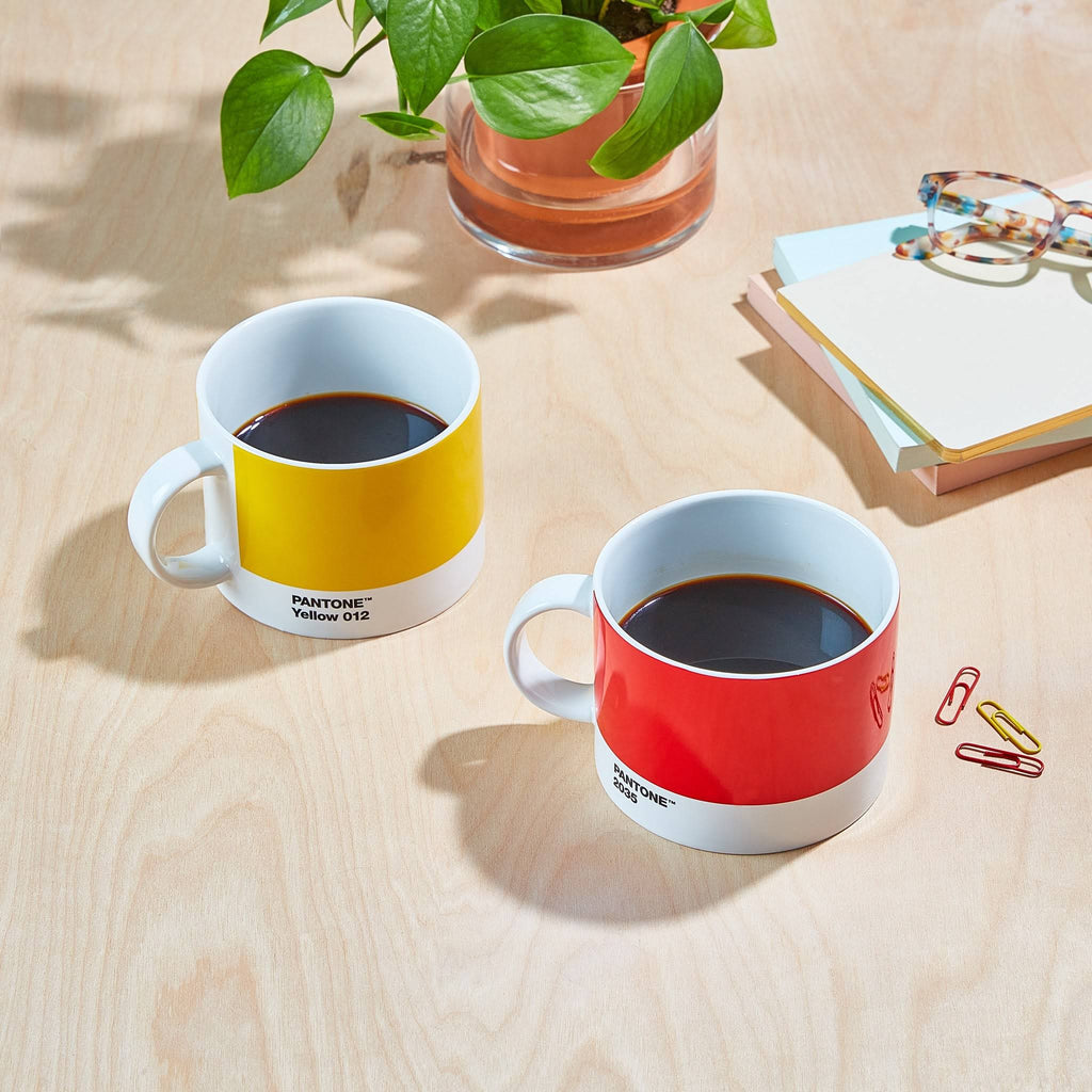 Pantone Wide Tea Cup - Red