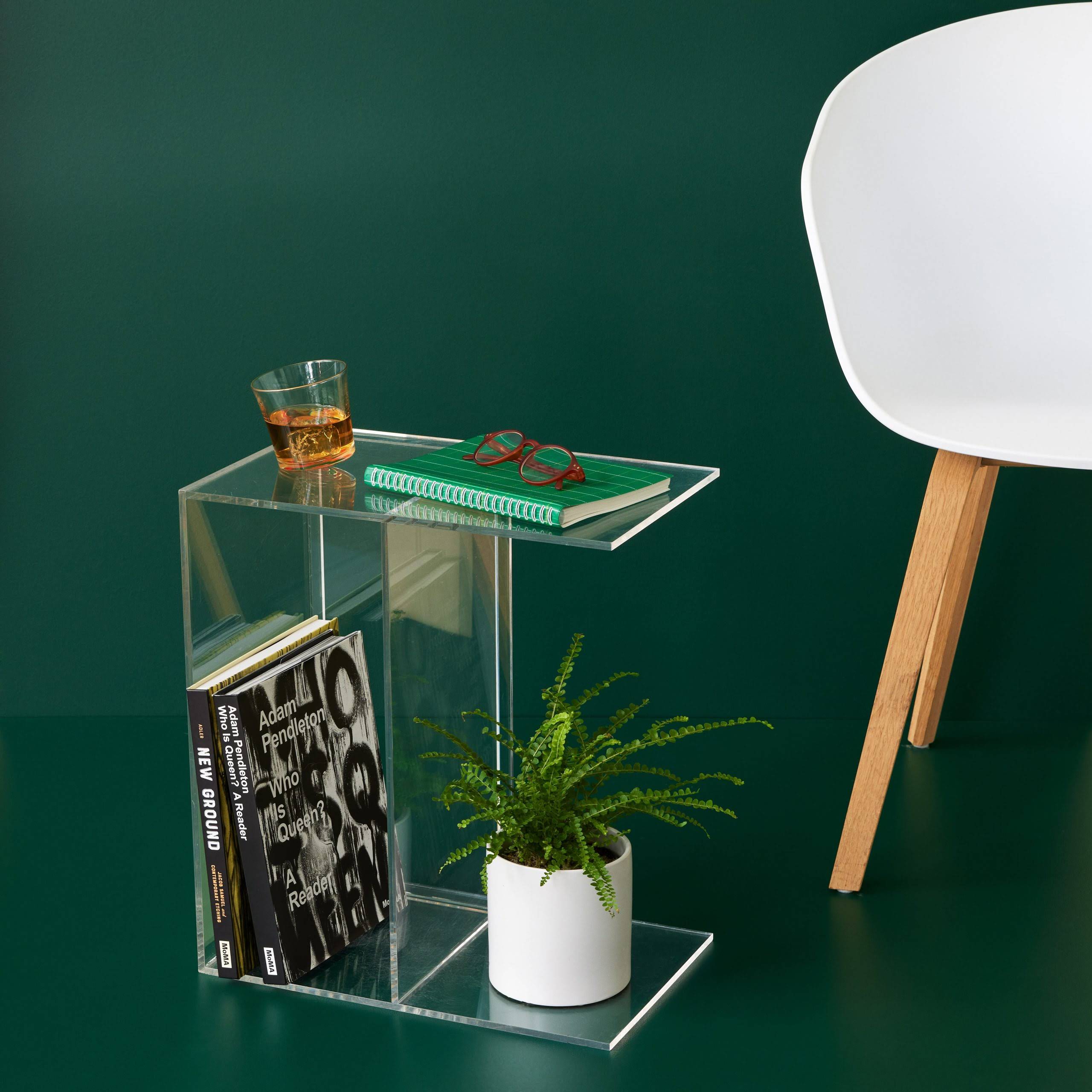 Two-Way Side Table - Clear