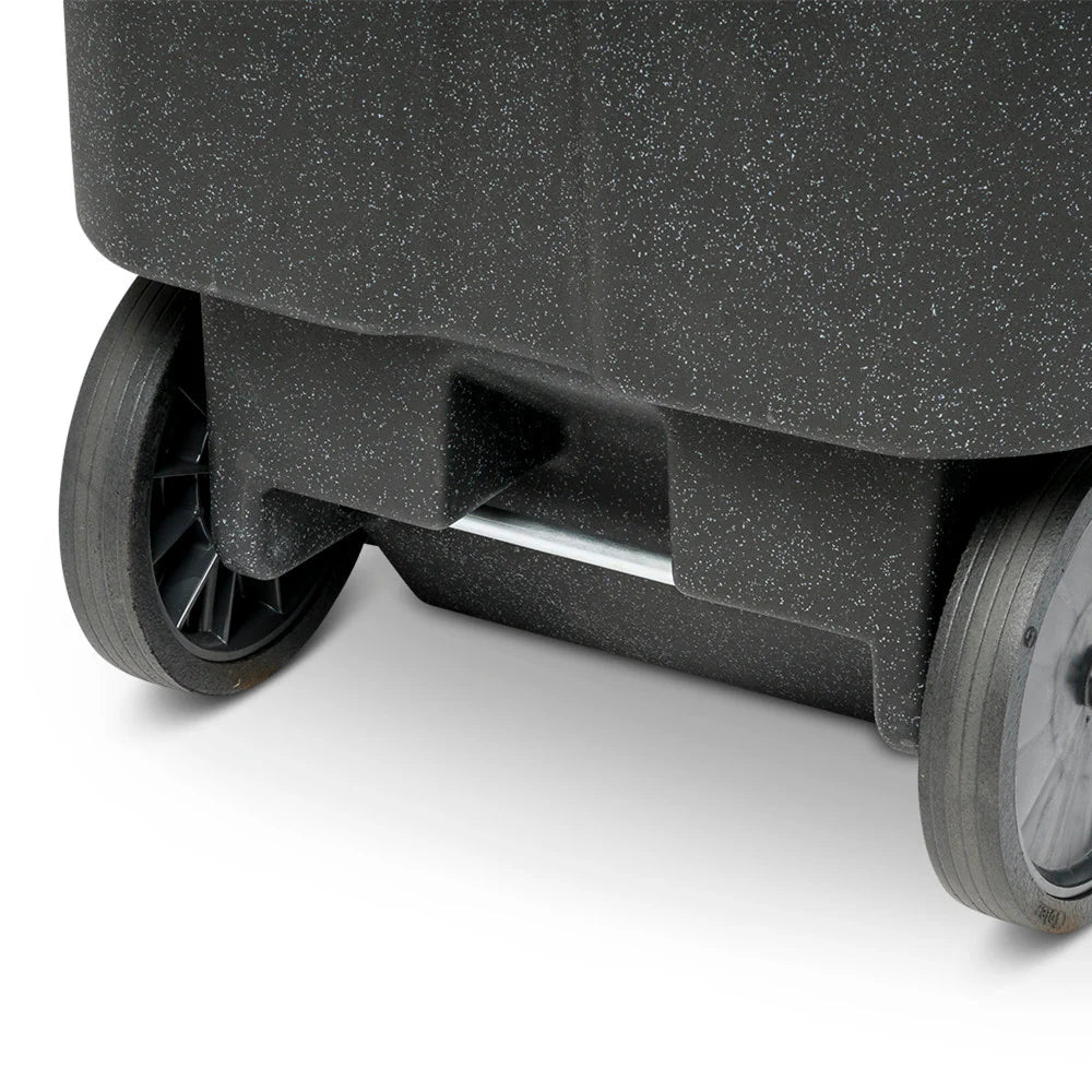 Toter 96 Gallon Trash Can with Smooth Wheels and Lid