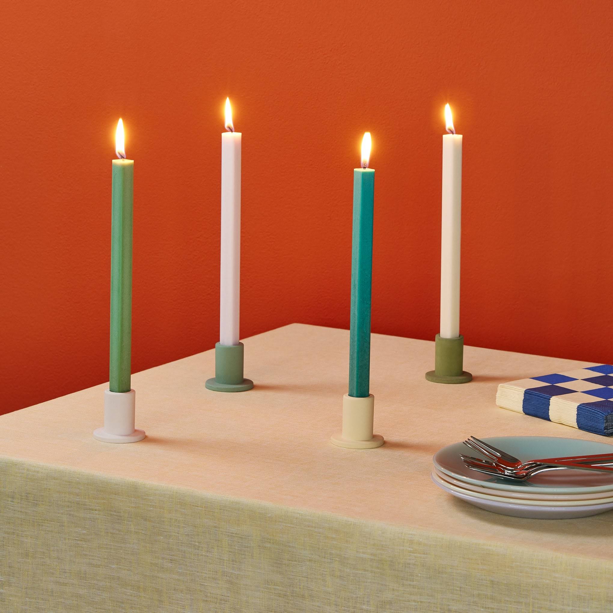 HAY Shape Candles - Set of 4 - Pastel
