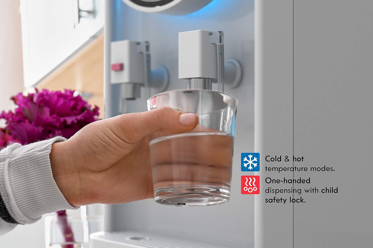 Bottleless Water Cooler Hot and Cold Water Dispenser for Offices & Homes