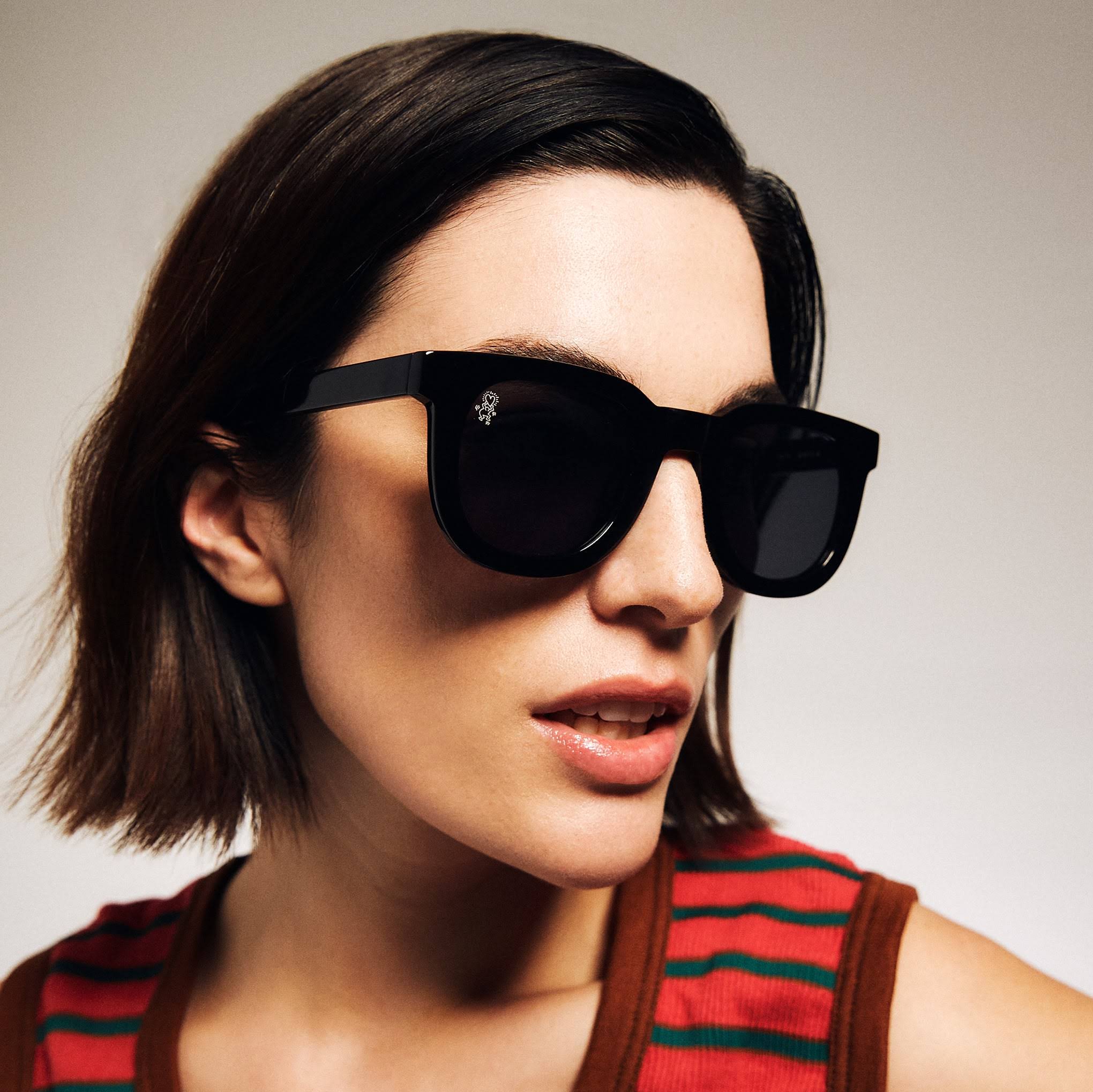 Keith Haring Sunglasses - Black/ Black
