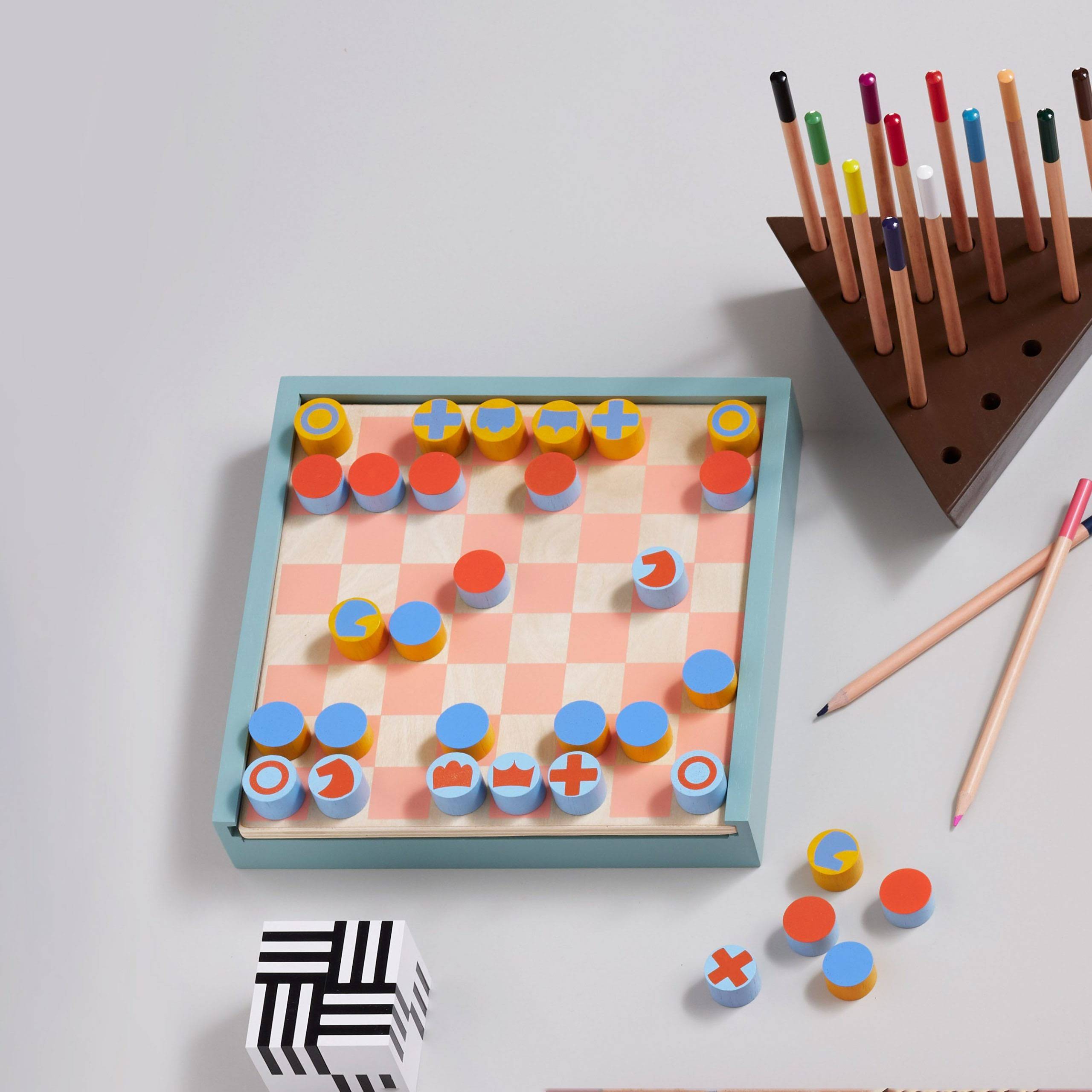2-in-1 Chess &amp; Checkers Set