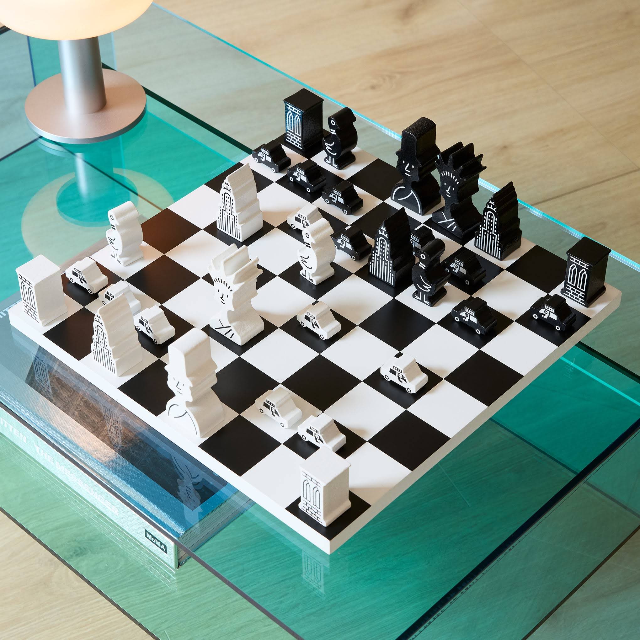 The New Yorker Magazine Chess Set