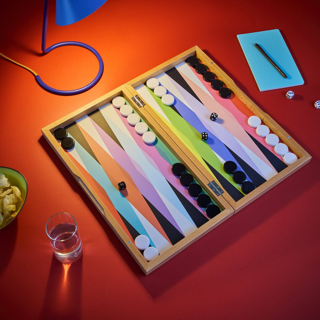 Colorful Backgammon Set