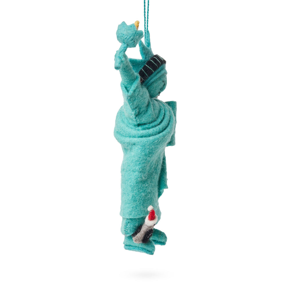 NYC Felt Ornament - Statue of Liberty Pigeon