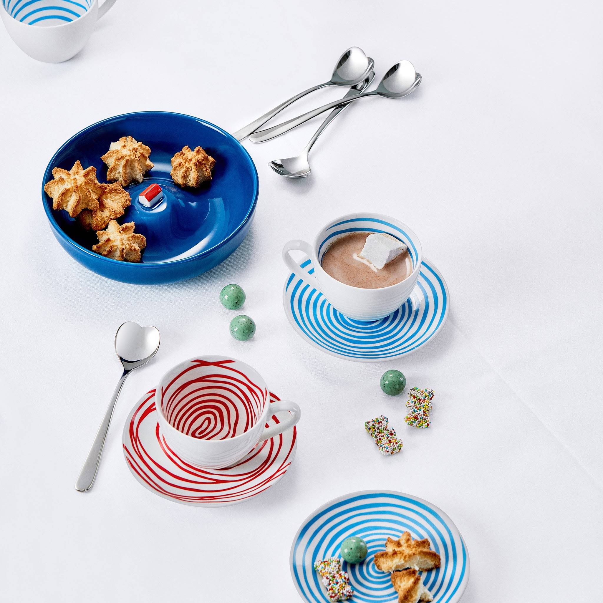 Alessi Big Love Ice Cream Spoons - Set of 4