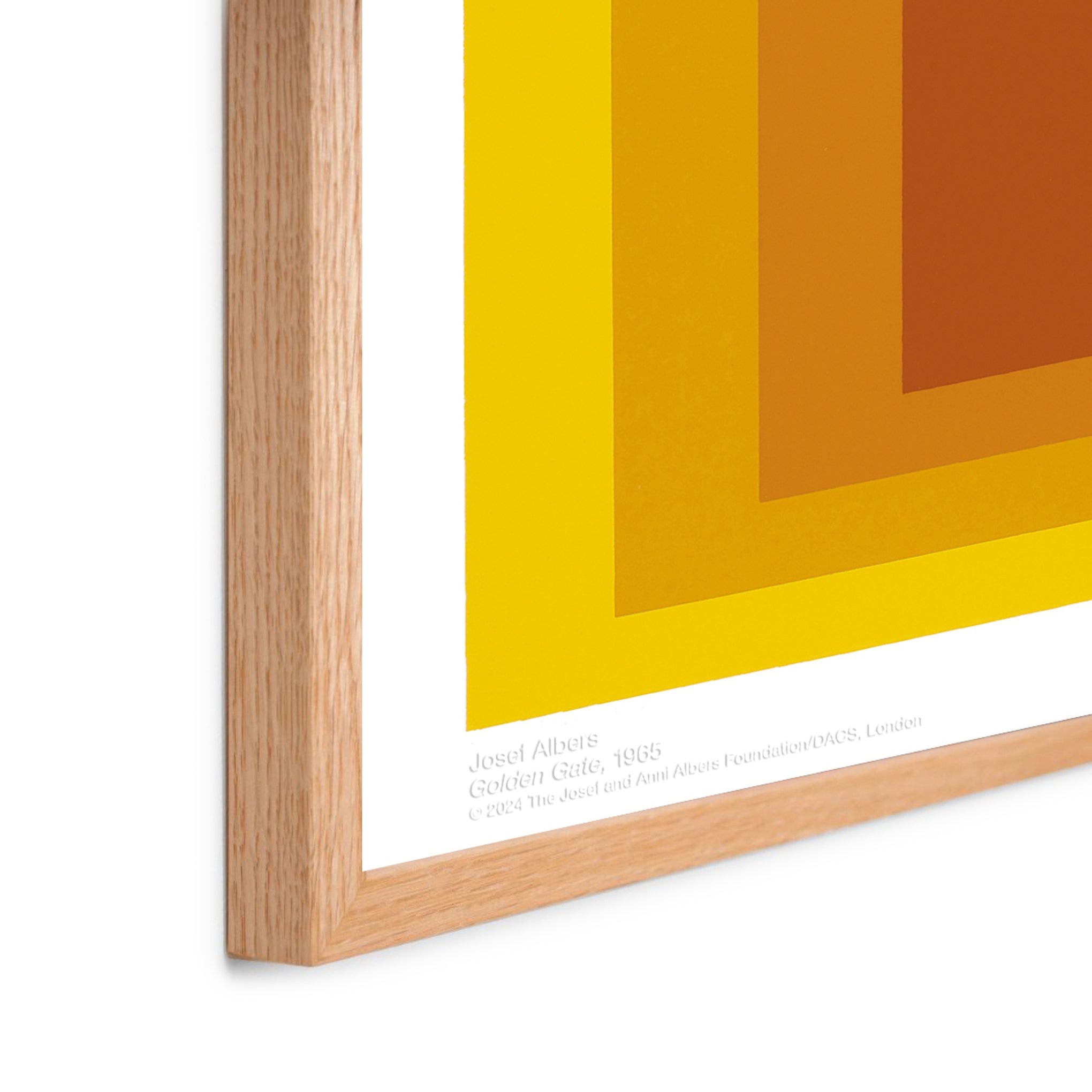 Josef Albers Golden Gates Framed Poster