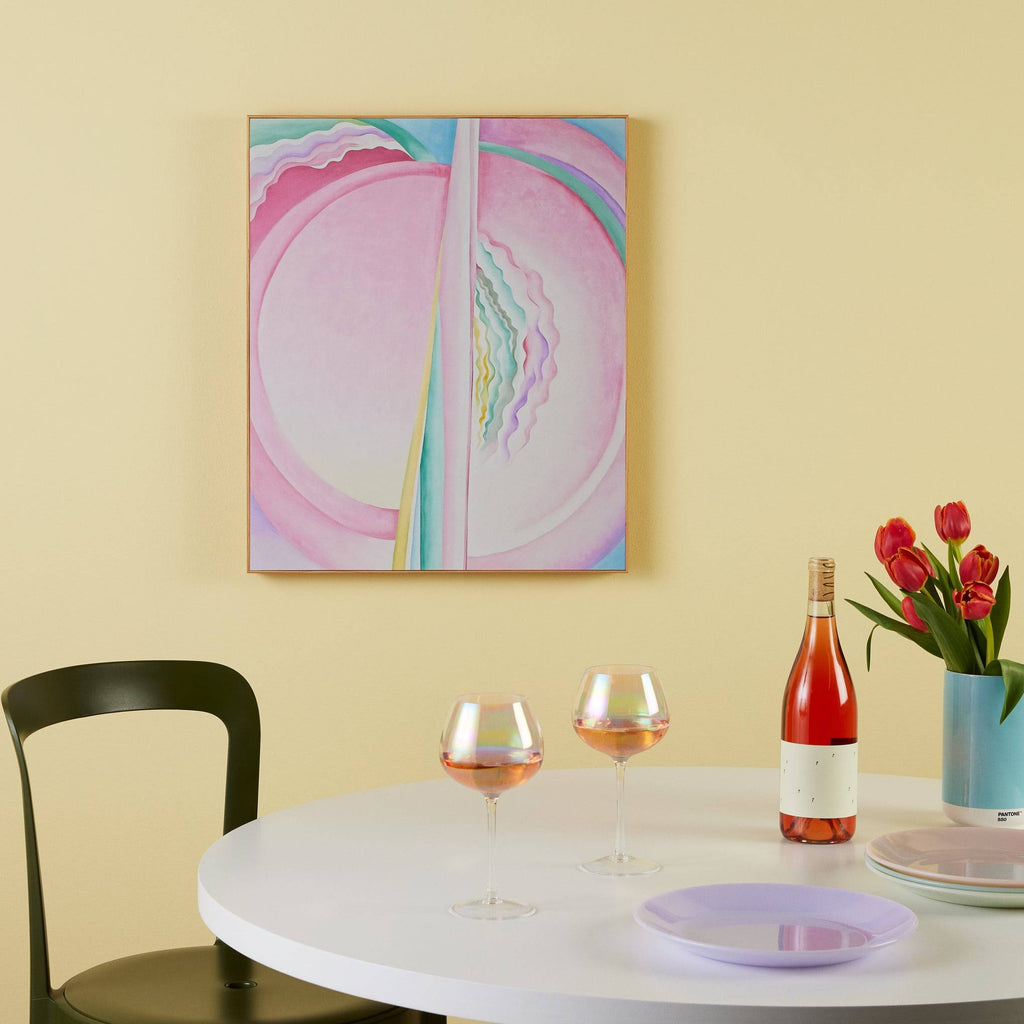 Georgia O'Keeffe Pink Abstraction Framed Print