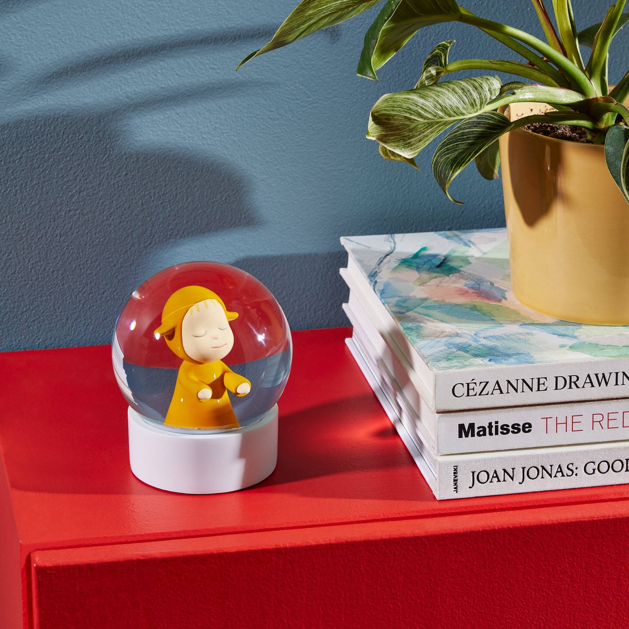 Yoshitomo Nara Little Wanderer Snow Globe - Yellow