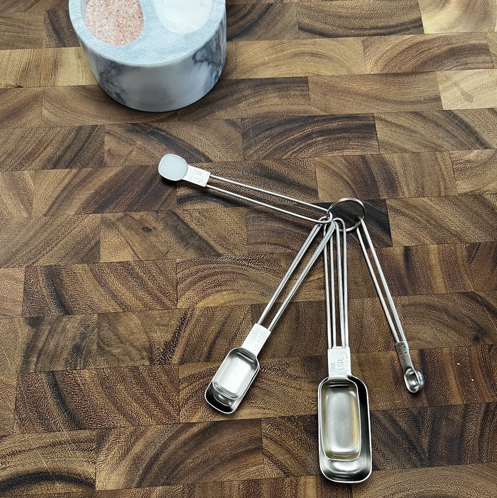 Stainless Steel Measuring Cup and Spoon Set, 10 Different Sized Cups and Spoons