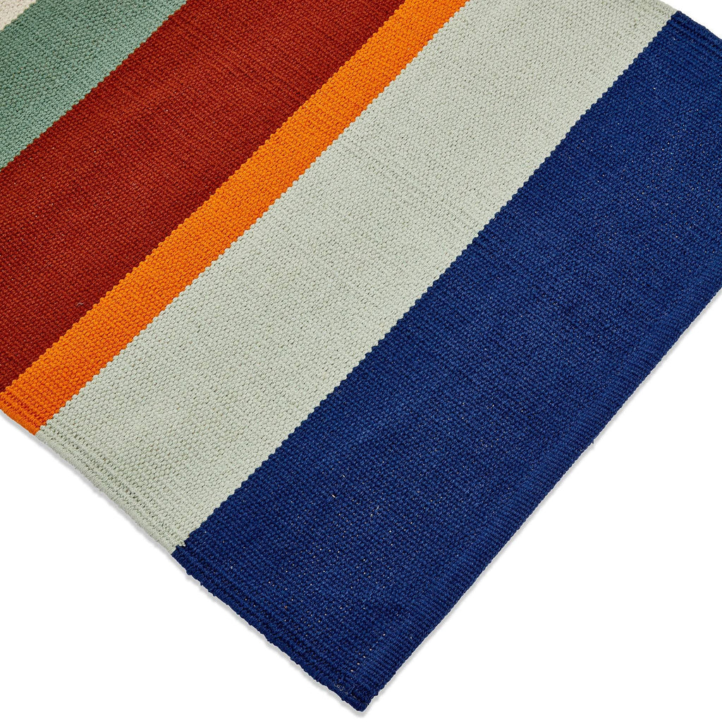 Striped Cotton Utility Floormat - Briza