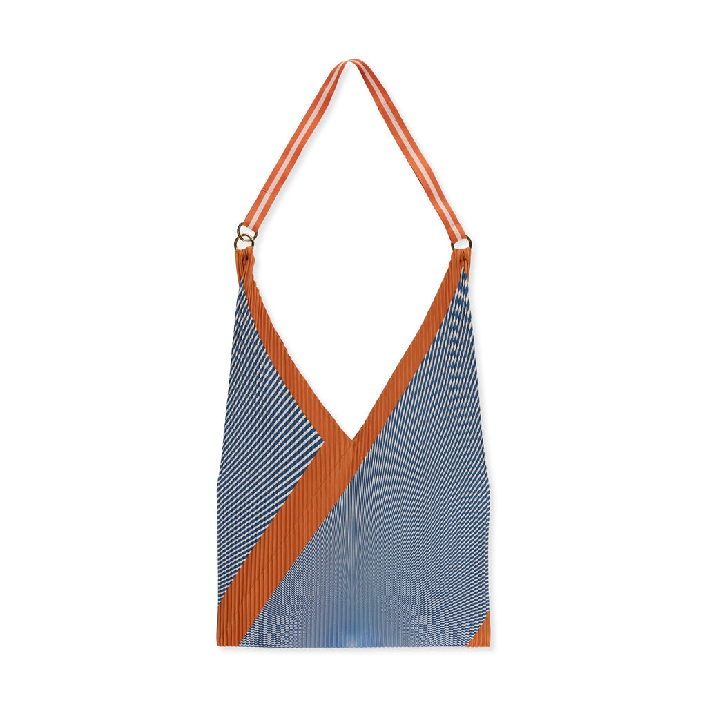 Pleated Recycled Polyester Y Bag - Anna Rust