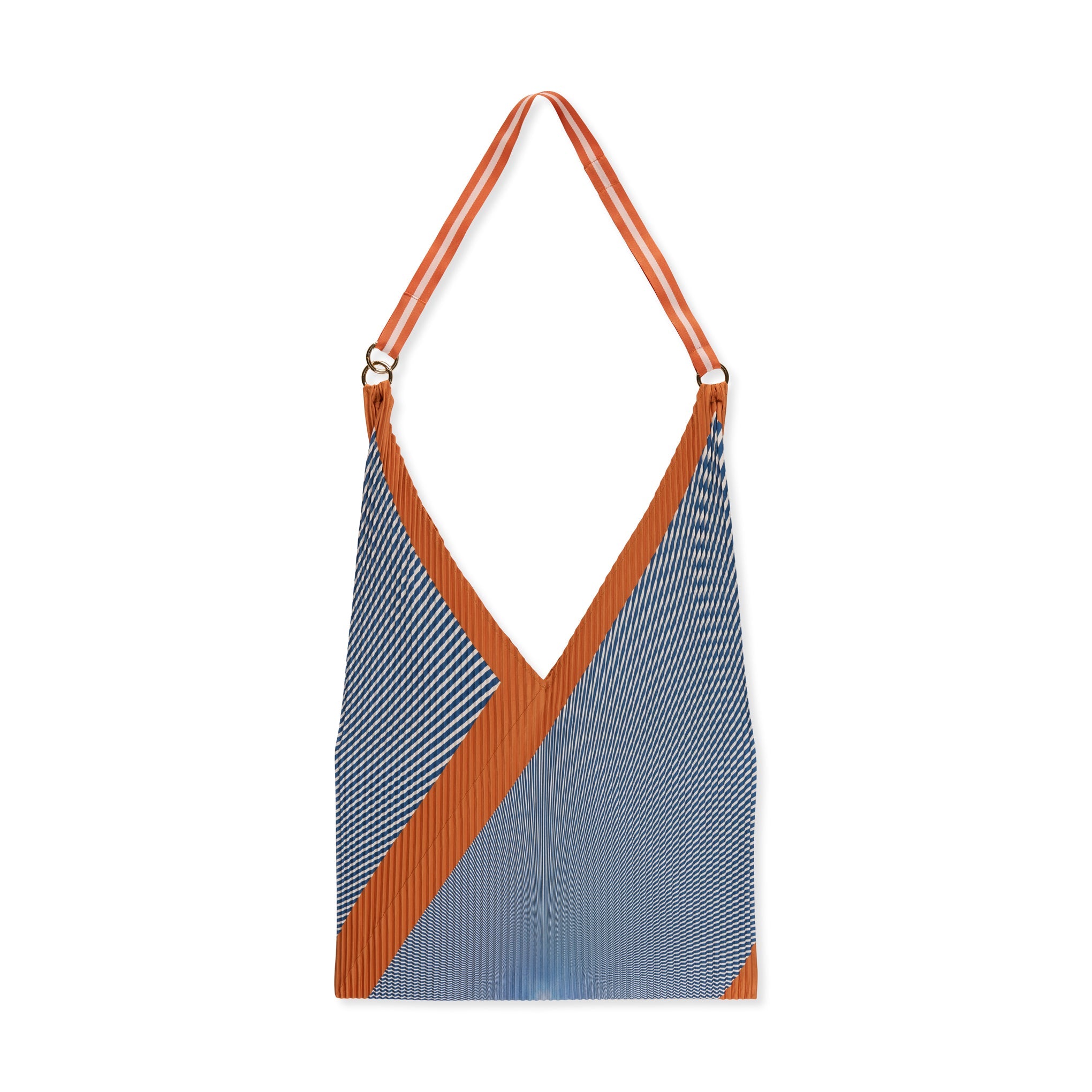 Pleated Recycled Polyester Y Bag - Anna Rust