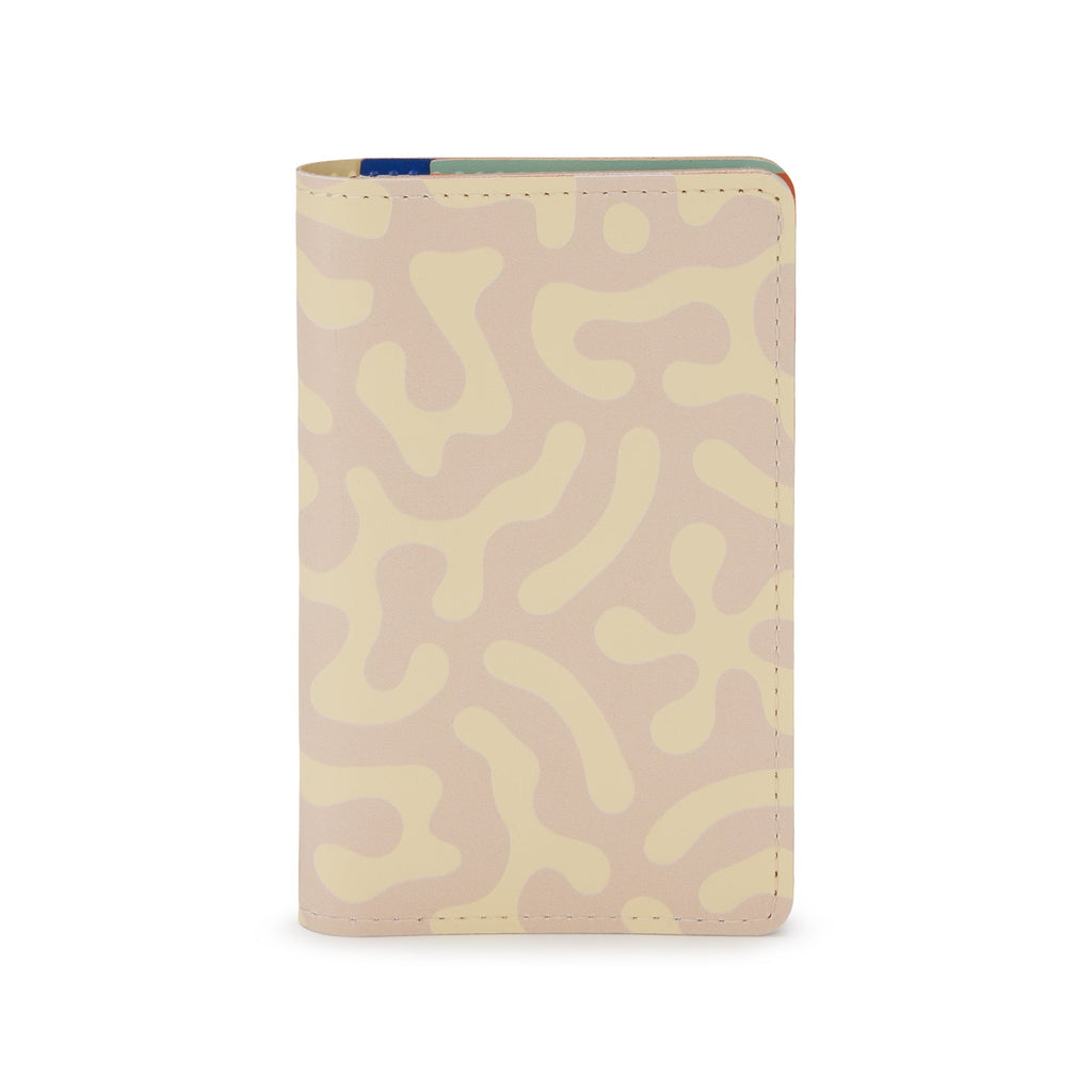 Dusen Dusen Recycled Leather Passport Case - Sand