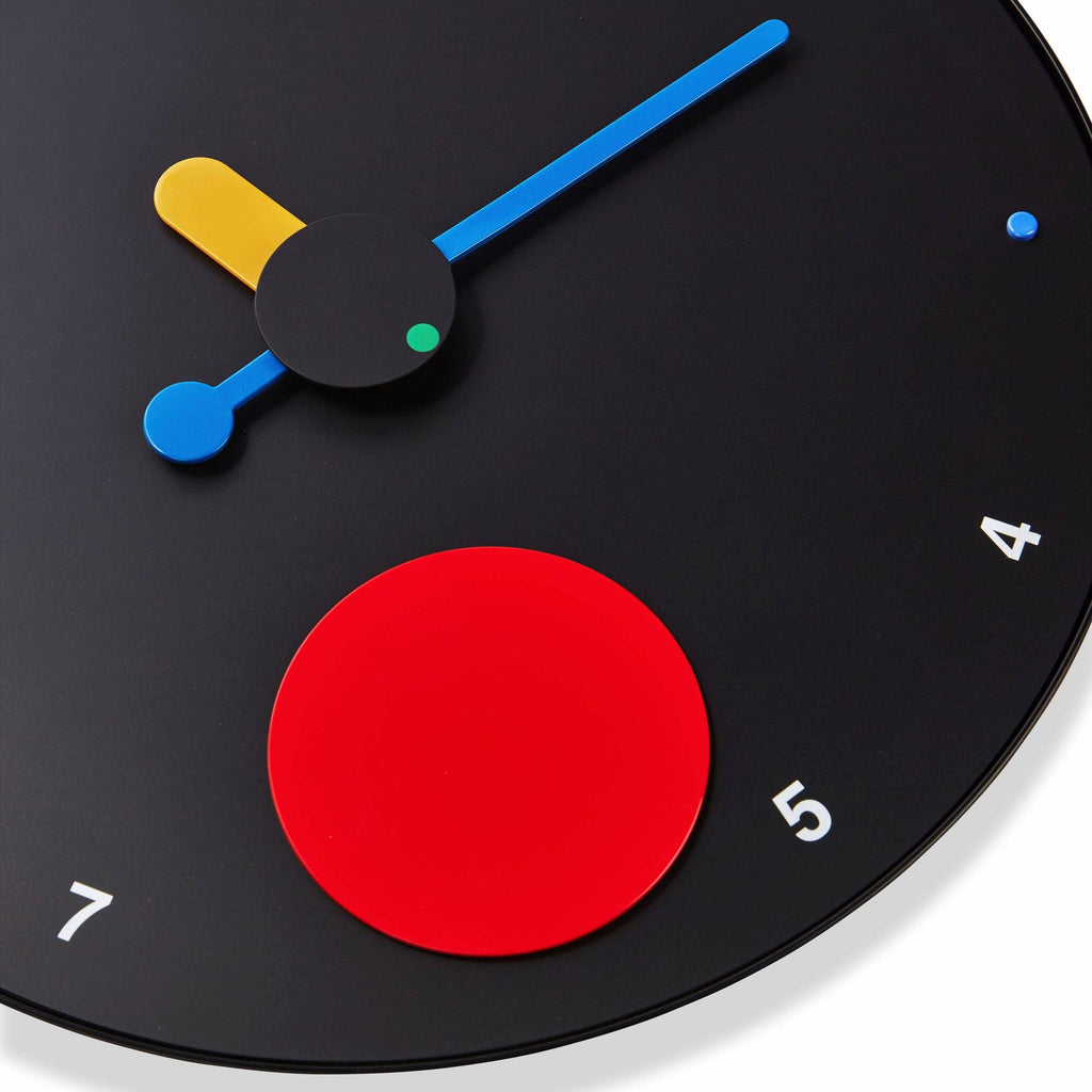 Contrattempo Wall Clock - Black