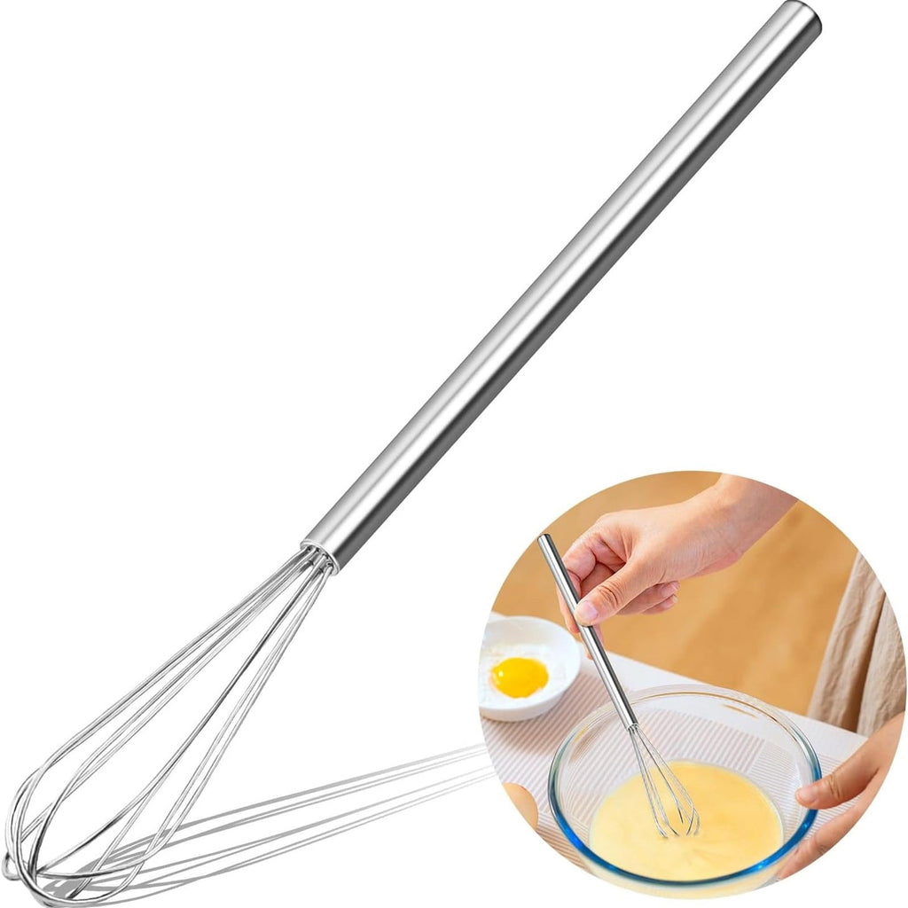1 Pc Stainless Steel Whip, Mini Whisks Stainless Steel, Stainless Steel Wire Whisk for Whisking, Beating, Mixing Sauc...