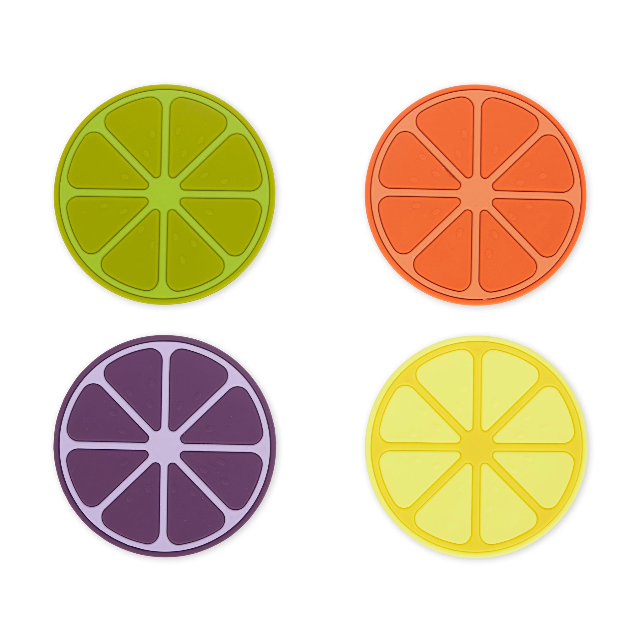 Fruit Party Coasters - Set of 4
