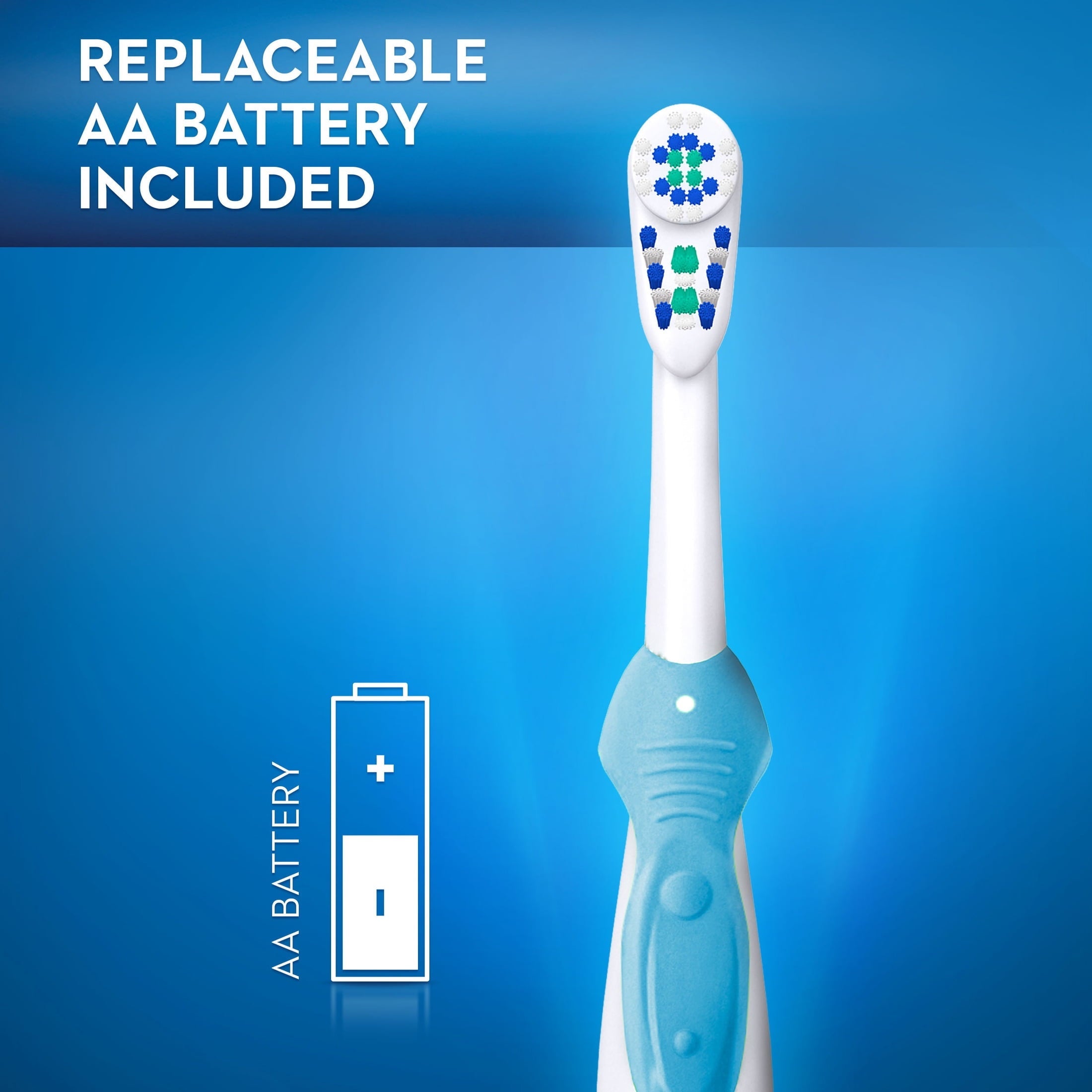 Toothbrush Heads, Deep Clean Battery Powered Toothbrush Replacement Brush Heads, 2 Count